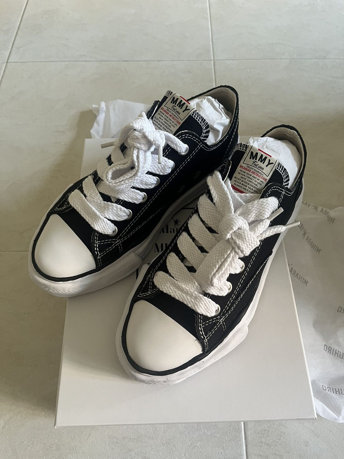 Maison MIHARA YASUHIRO Madison Mihara Yasuhiro Peterson OG Sole Canvas Low Size US 9 / EU 42 - 1 Thumbnail