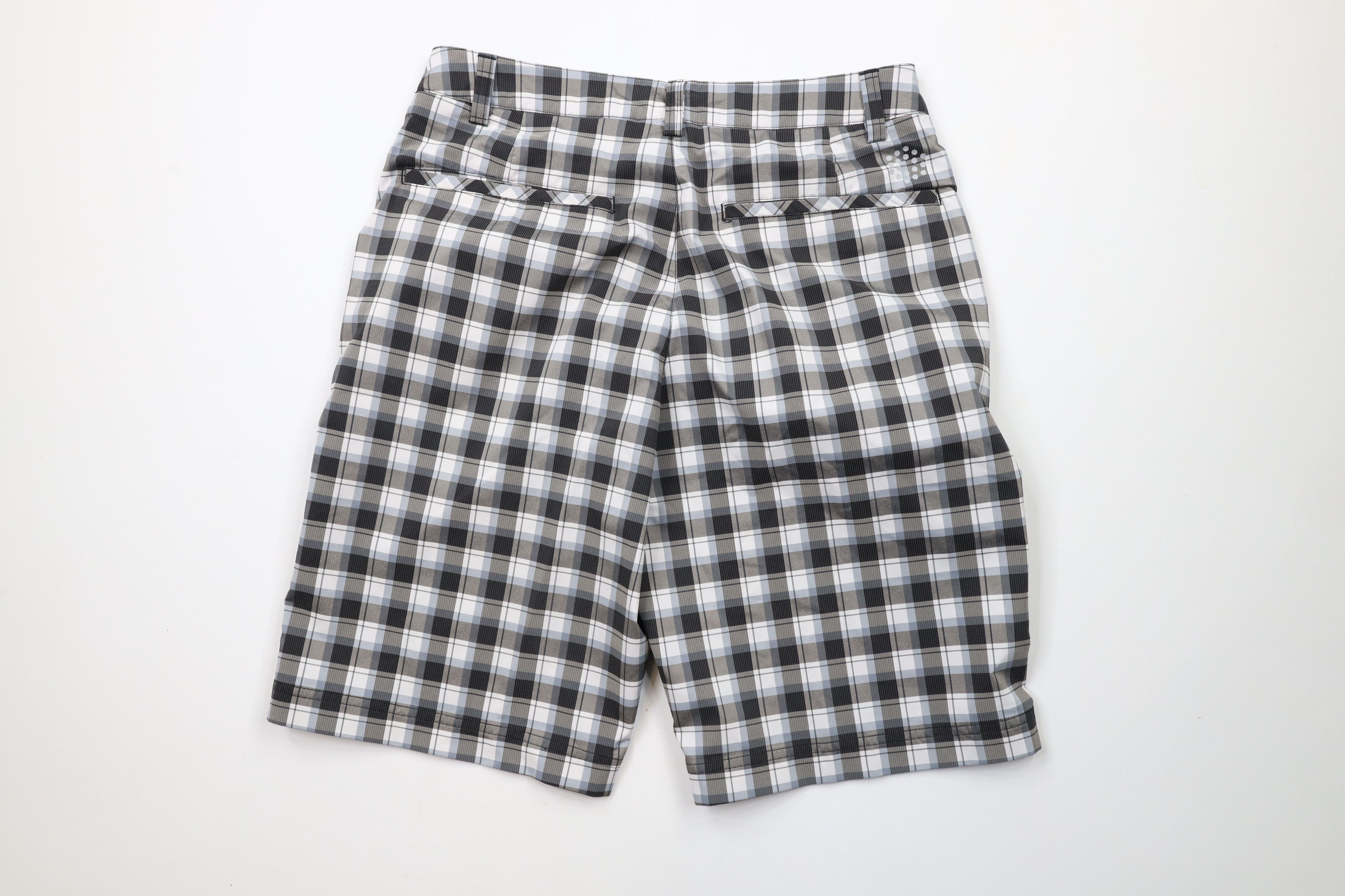 Puma × Vintage Puma Golf Cell Fowler Stretch Golfing Chino Shorts Plaid Size US 30 / EU 46 - 9 Thumbnail
