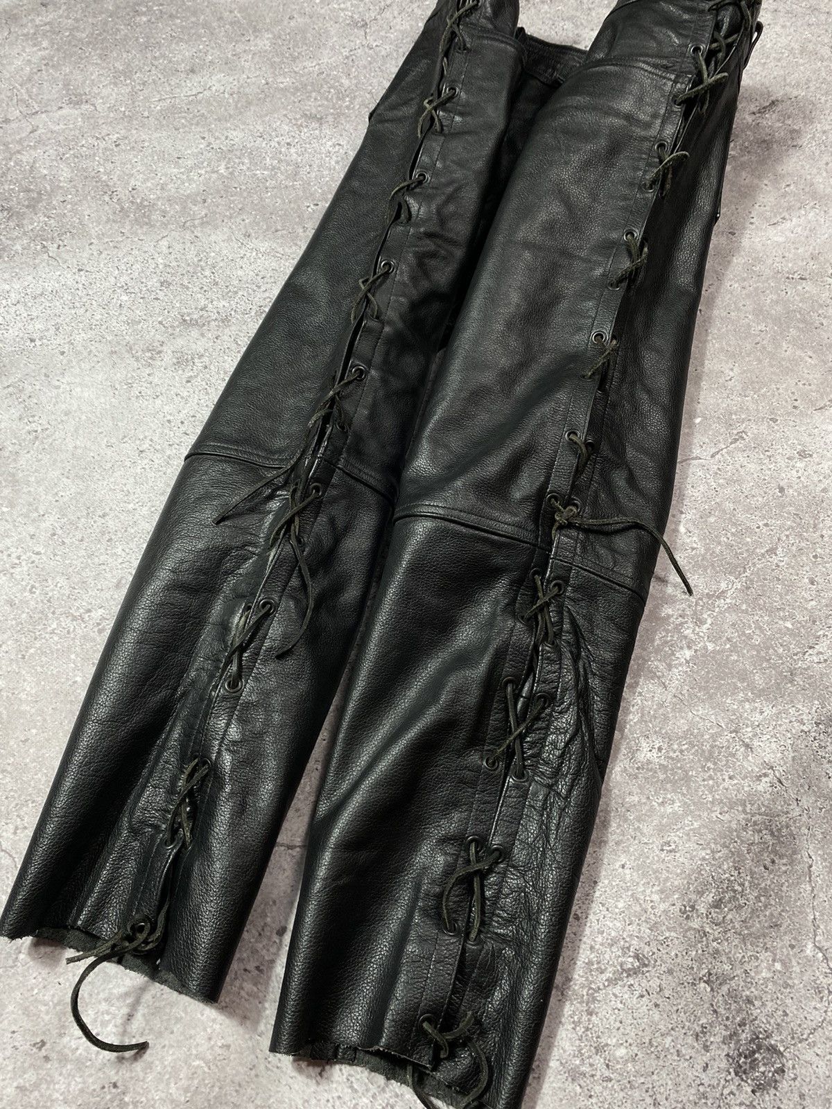 Leather × Vintage Vintage Rad Master Echtes Leder bondage pants Size US 34 / EU 50 - 6 Thumbnail