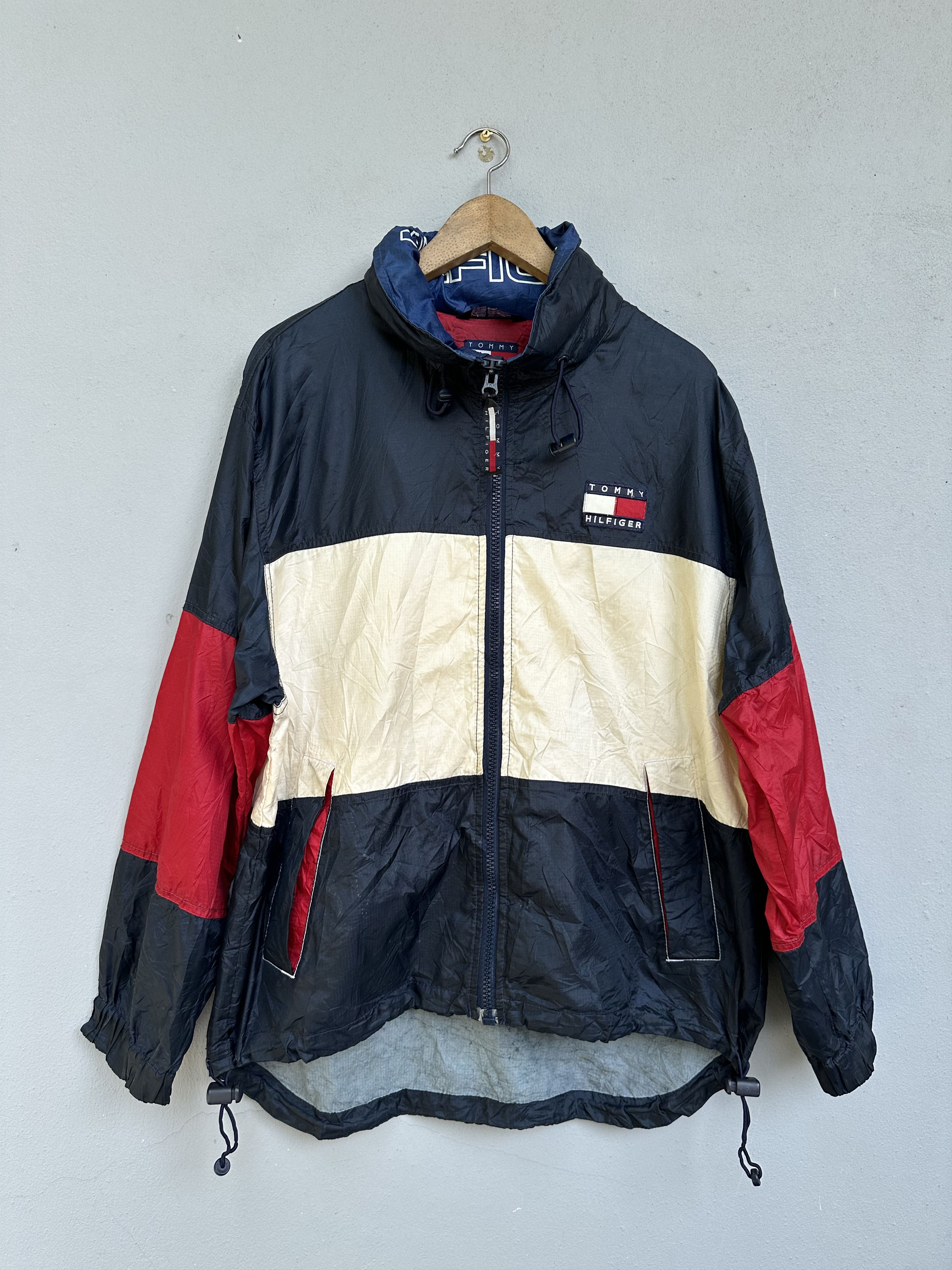 Vintage 90s Tommy Hilfiger Windbreaker Jacket