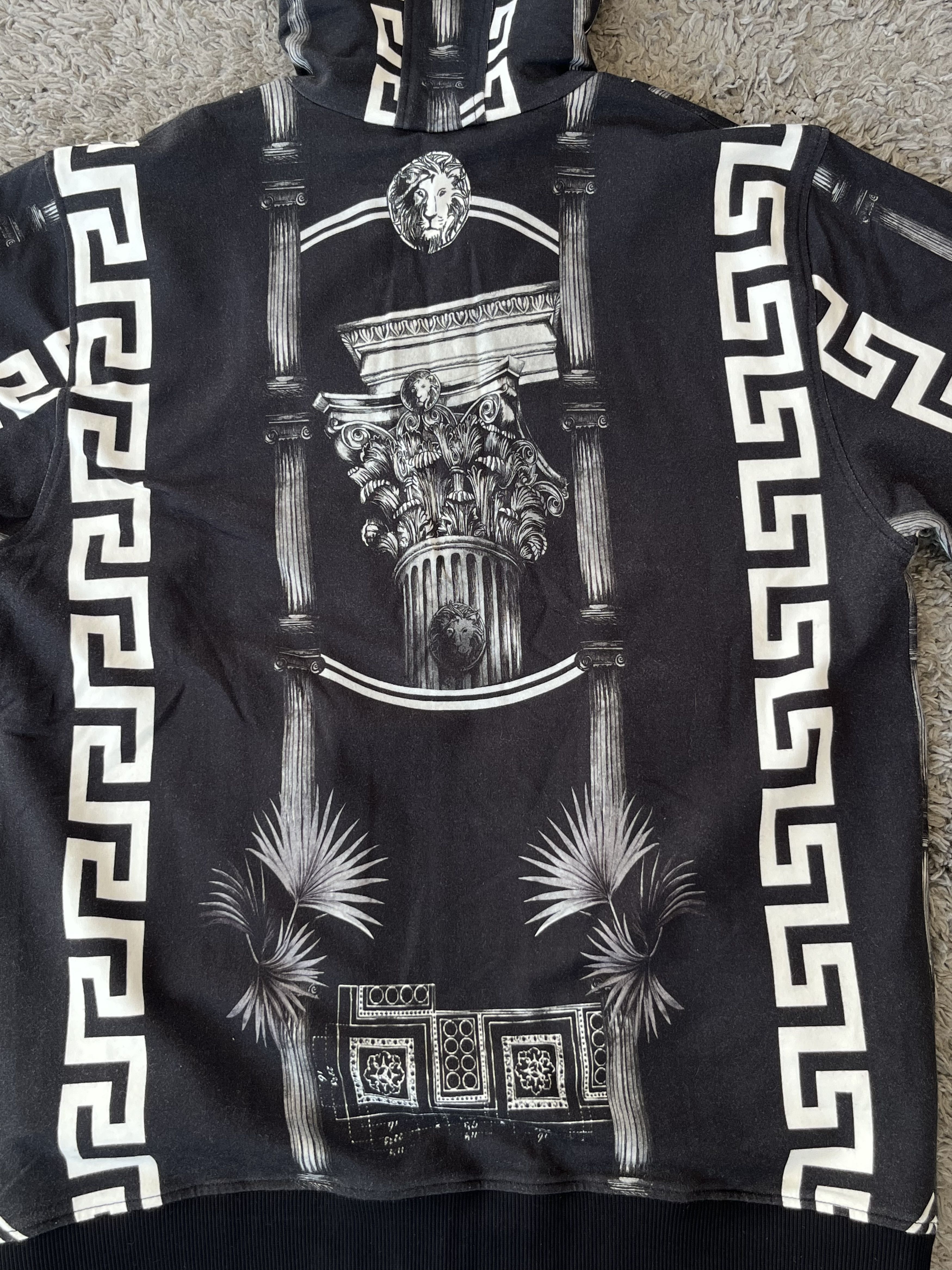 Versus Versace VERSACE VERSUS Full Zip Hooded Patterned Baroque Size US L / EU 52-54 / 3 - 8 Thumbnail