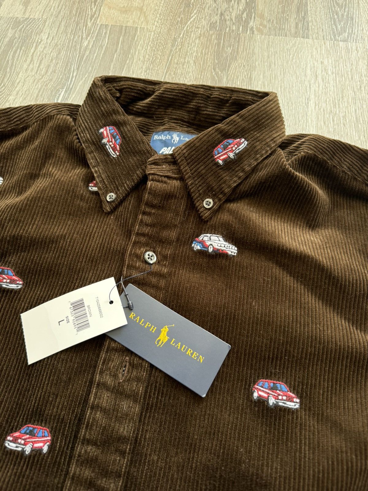 Palace × Polo Ralph Lauren Palace x Polo Ralph Lauren Embroidered Gti Corduroy Shirt Size US L / EU 52-54 / 3 - 3 Thumbnail