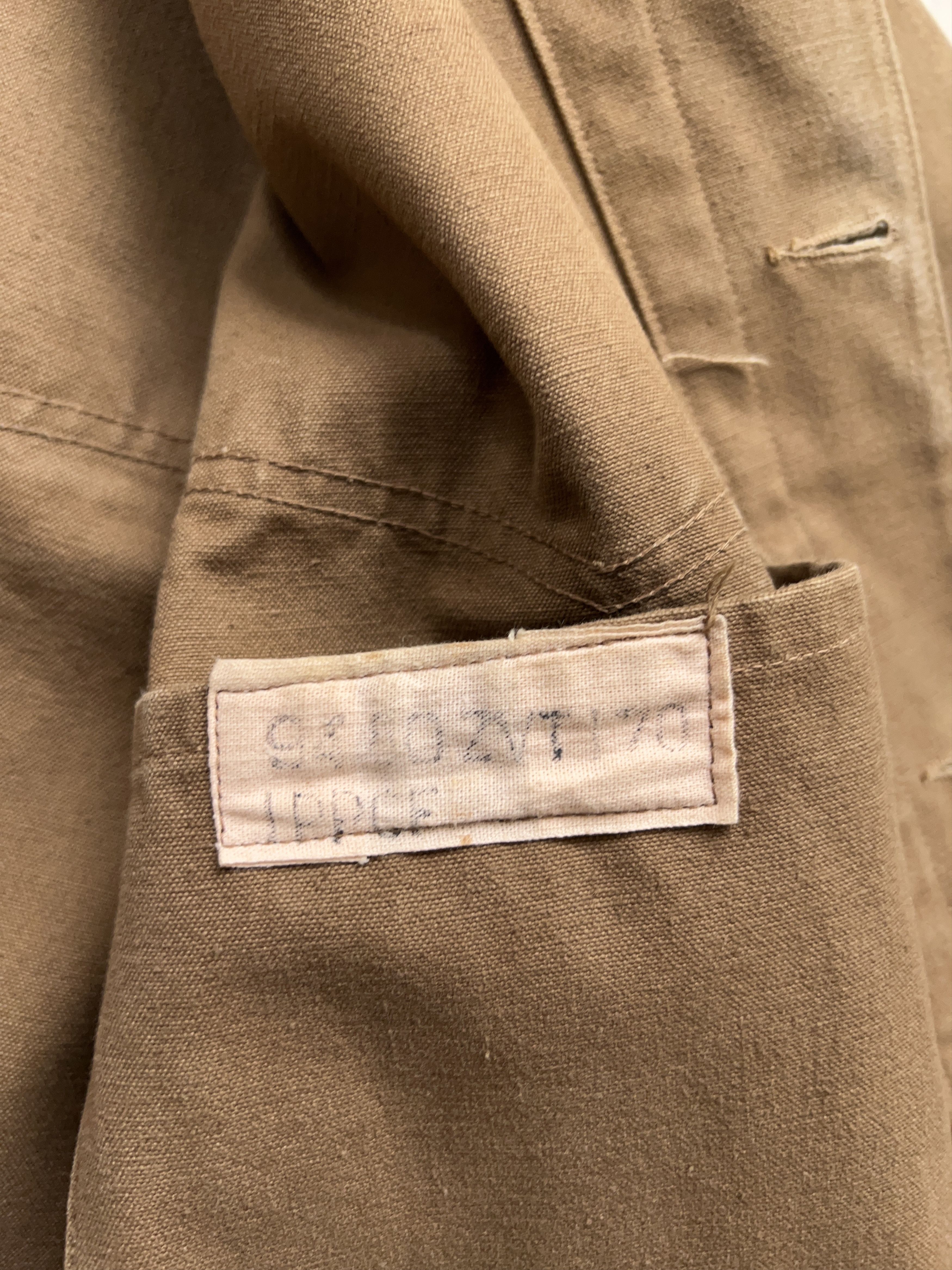 Canvas × Vintage French Railway Work Jacket SNCF Coat Cotton Workwear Size US L / EU 52-54 / 3 - 13 Thumbnail