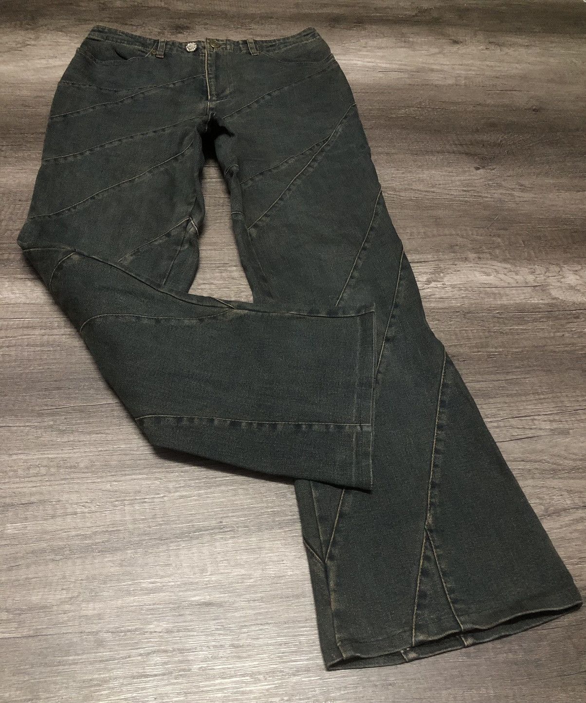 If Six Was Nine × Japanese Brand × Le Grande Bleu (L.G.B.) VINTAGE VIVA PRESTO HAGI FLARED DESIGN HYSTERIC GLAMOUR Size 30" / US 8 / IT 44 - 14 Thumbnail