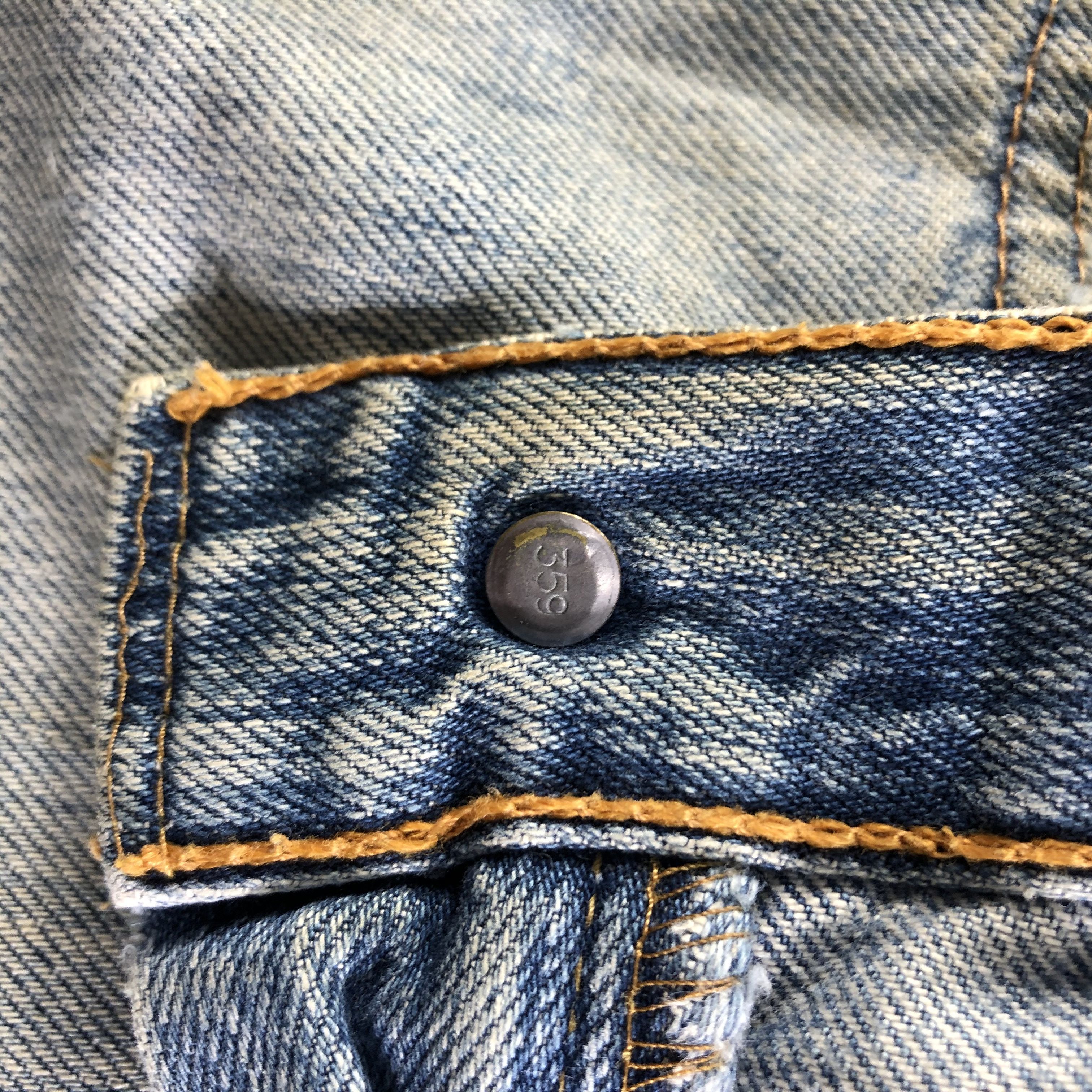 Levi's Vintage Levis 502 Jeans Distressed Denim KJ3001 Size US 29 - 9 Thumbnail