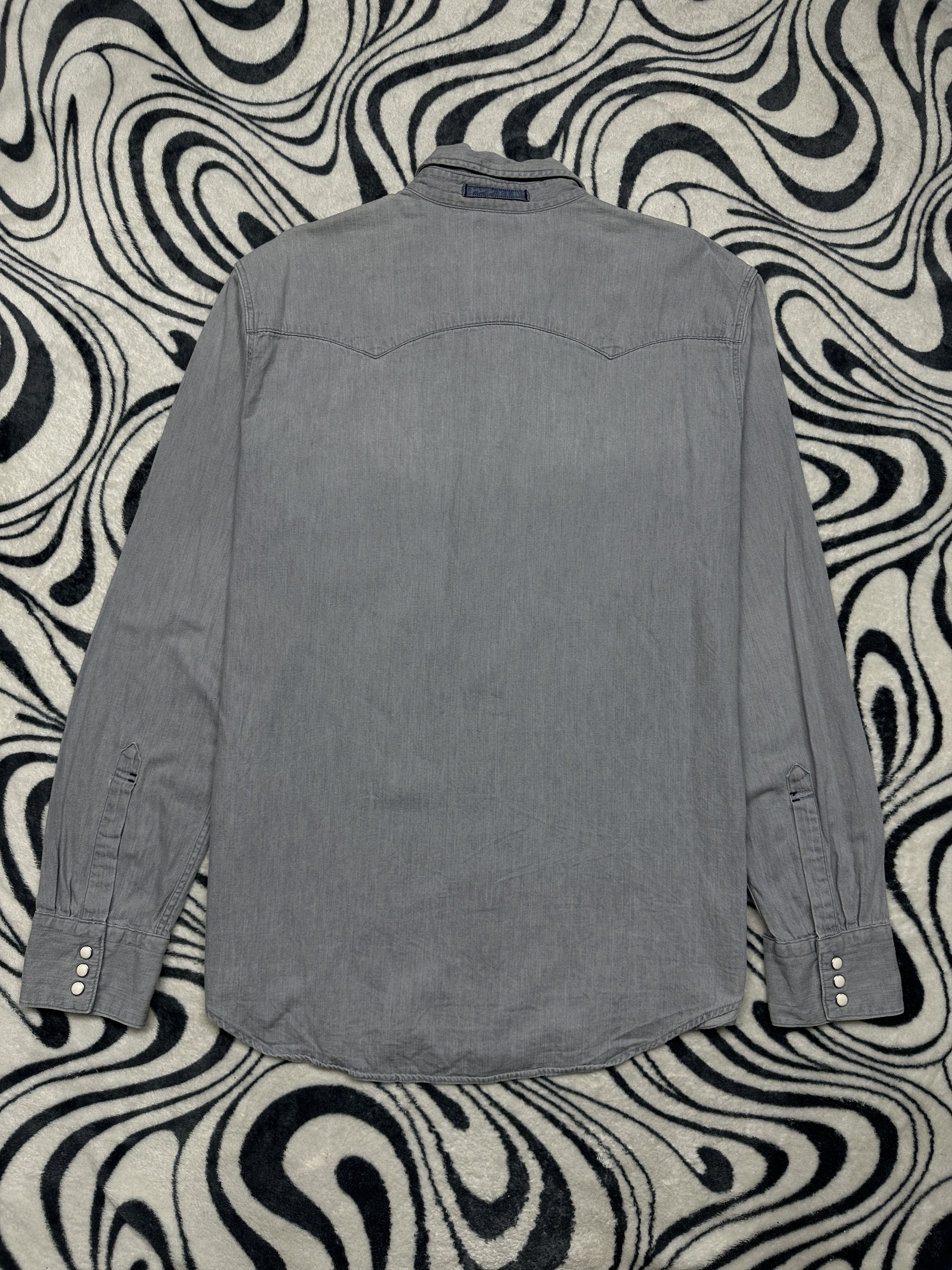 Levi's Levi's Vintage Mens Grey Denim Shirt Jeans Size US XL / EU 56 / 4 - 7 Thumbnail