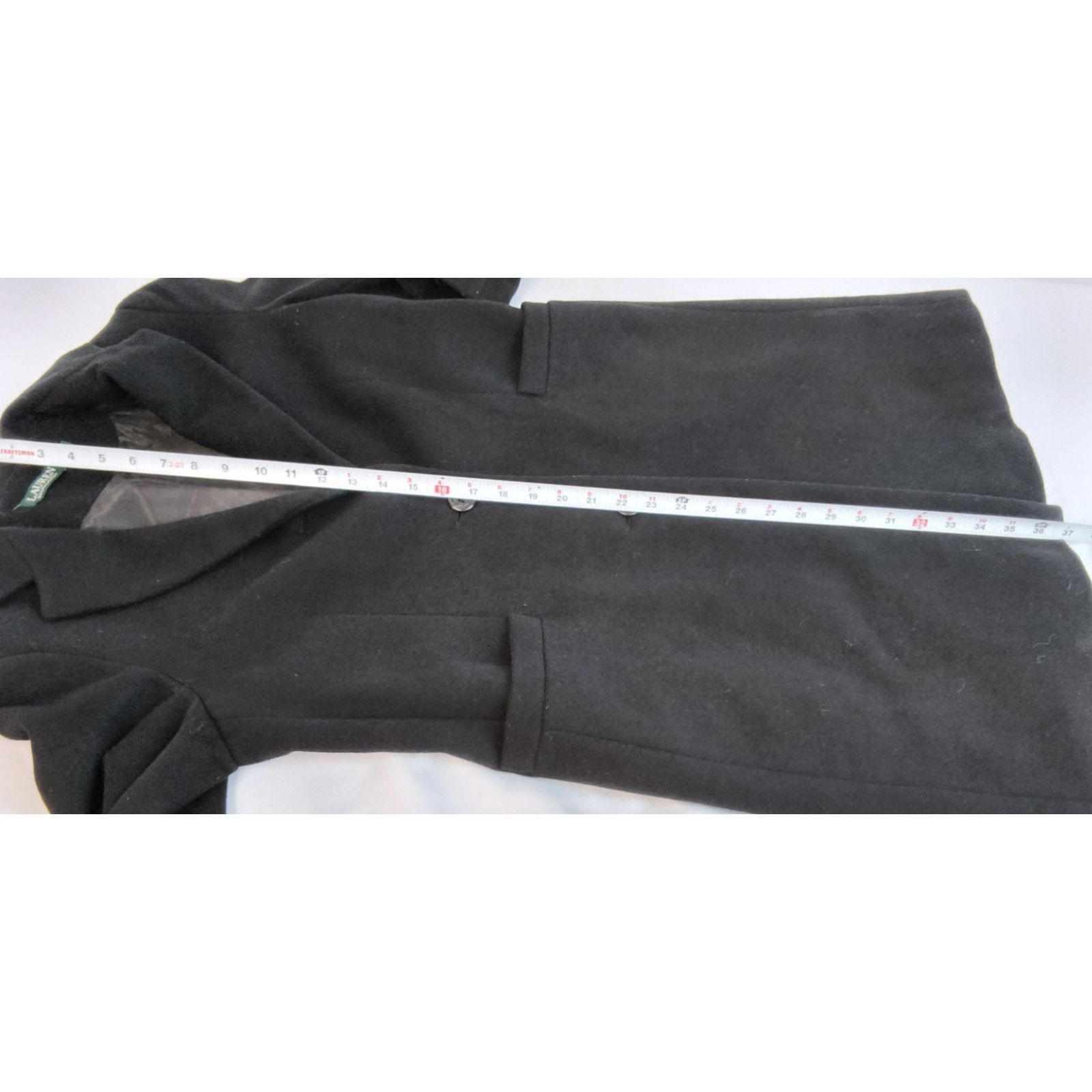 Lauren Ralph Lauren Lauren Ralph Lauren Wool Blend Pea Coat Women's 10 Black Size L / US 10 / IT 46 - 17 Thumbnail