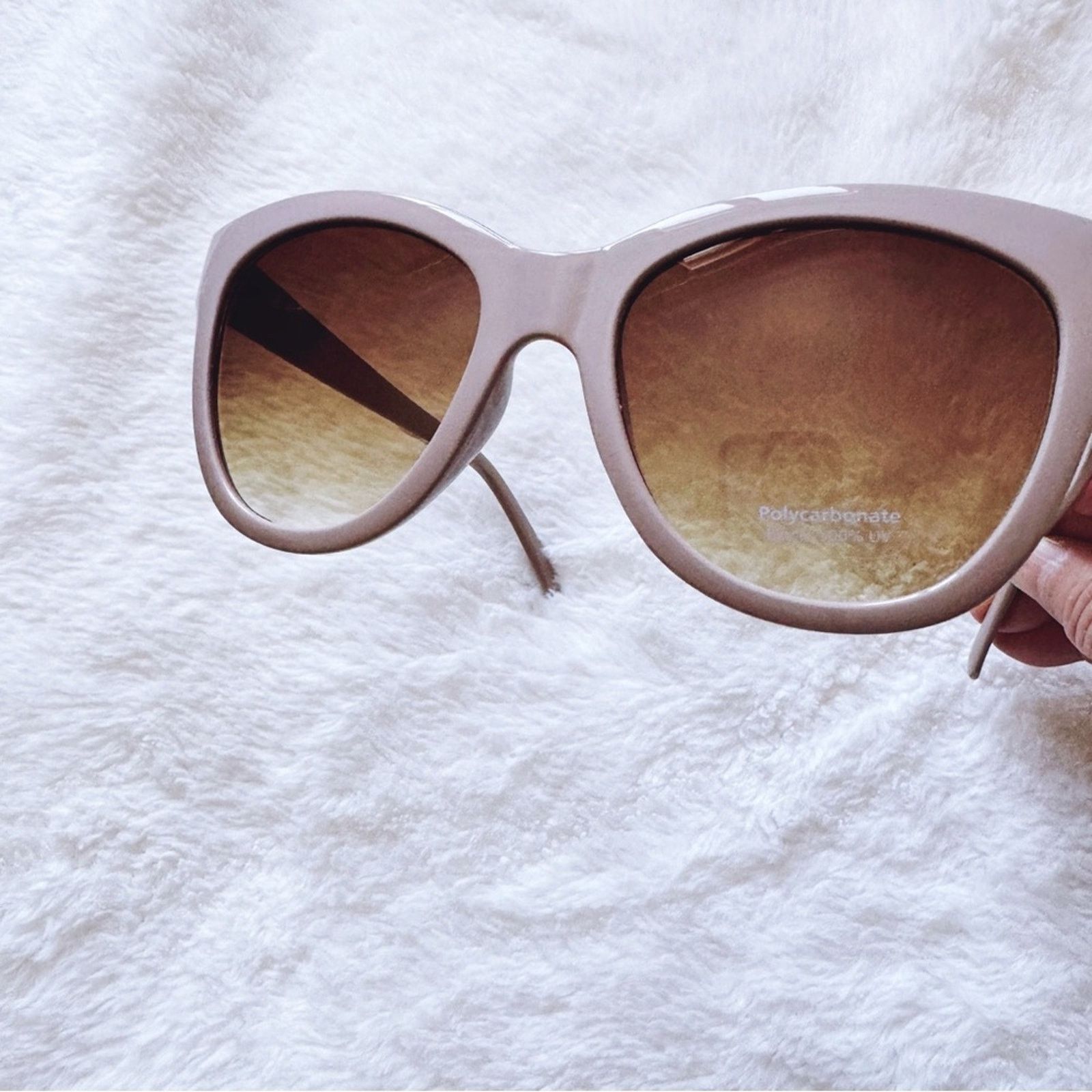Other Mina Light Tan Chic Sunglasses Size ONE SIZE - 9 Thumbnail