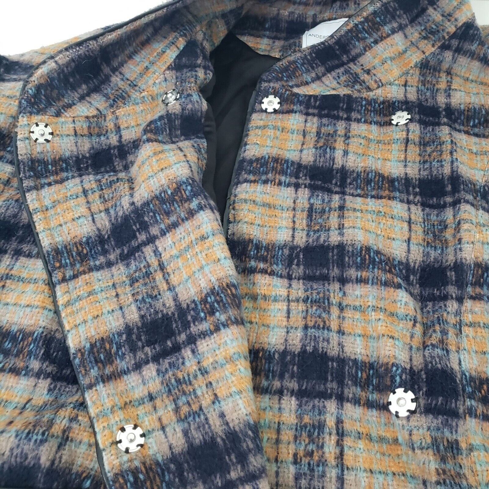Anthropologie Andersen & Lauth Plaid Kura Vest Womens One Size Sleeveless Size ONE SIZE - 4 Thumbnail