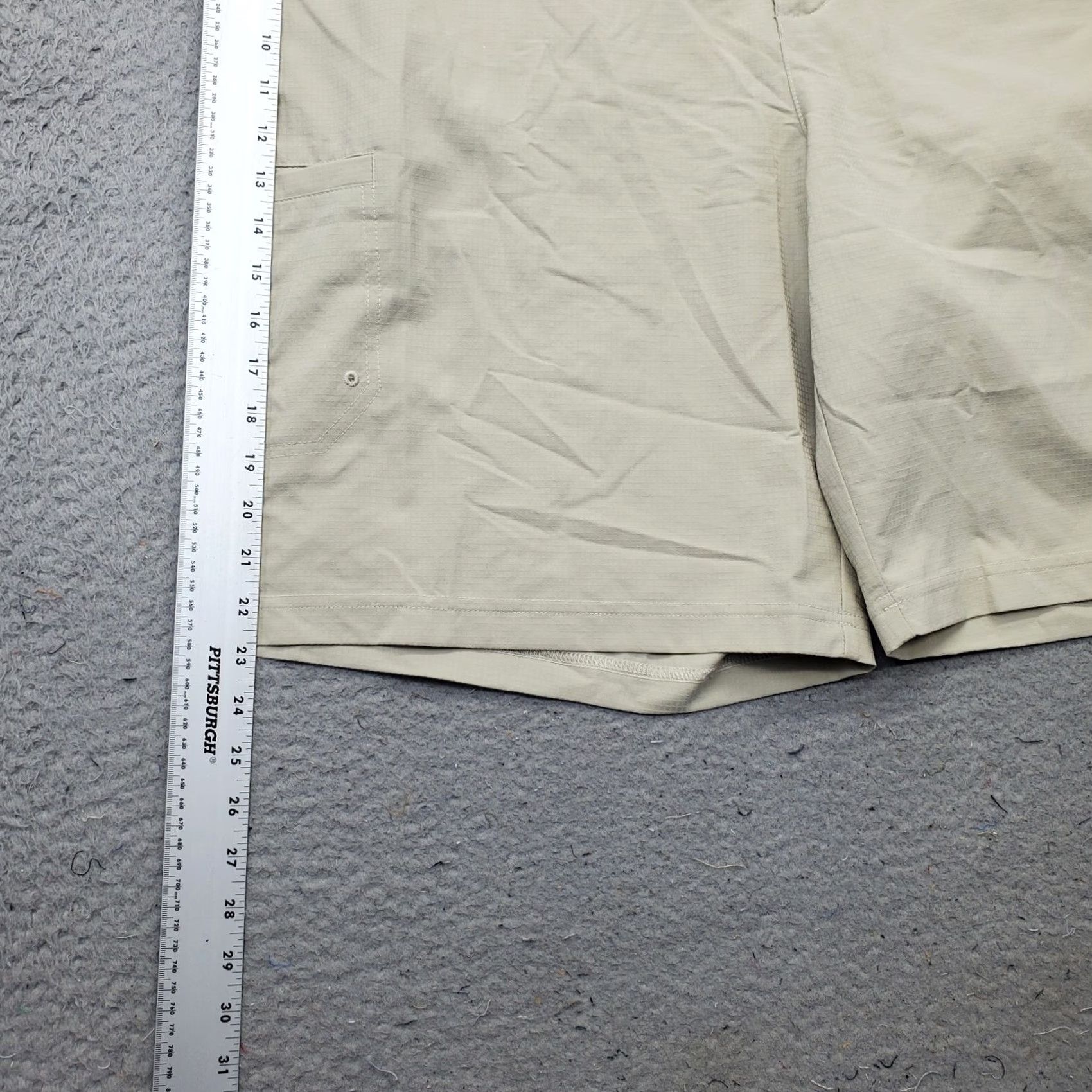 Vintage Columbia Mens PFG Grander Marlin II Offshore Shorts 42 Tan Regular 10" Inseam Cargo Pocket Holiday 90s Event Outdoor Mens Size US 42 / EU 58 - 3 Thumbnail