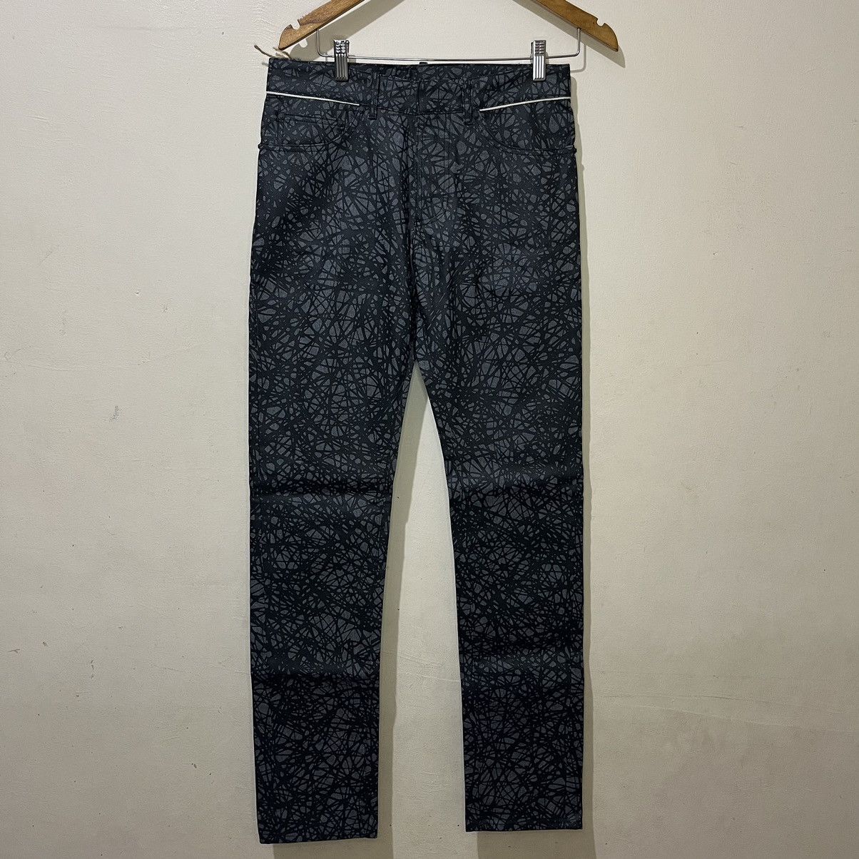 Balenciaga Balenciaga SS13 Scribble Denim Pants Size US 31 - 1 Thumbnail