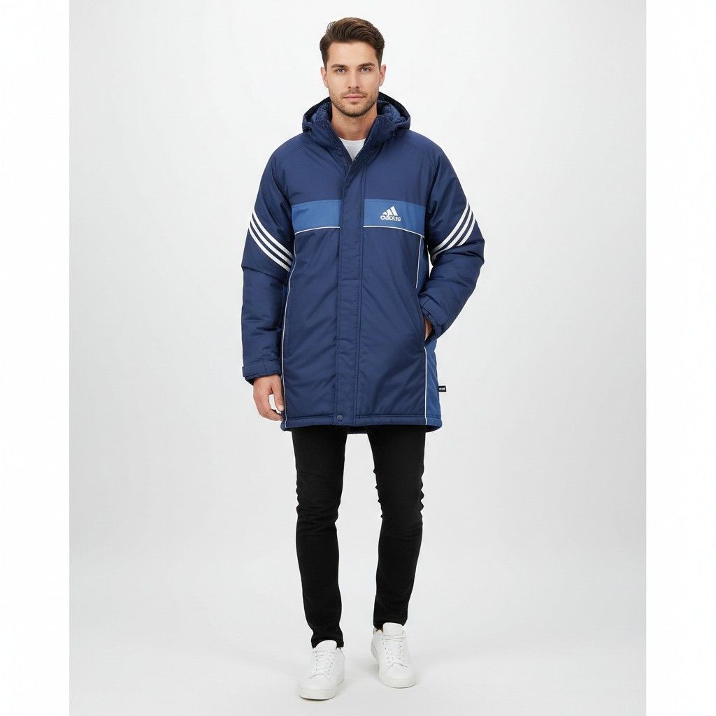 Adidas Adidas Men M 174 Jacket Blue Vintage 1087 Size US M / EU 48-50 / 2 - 1 Thumbnail
