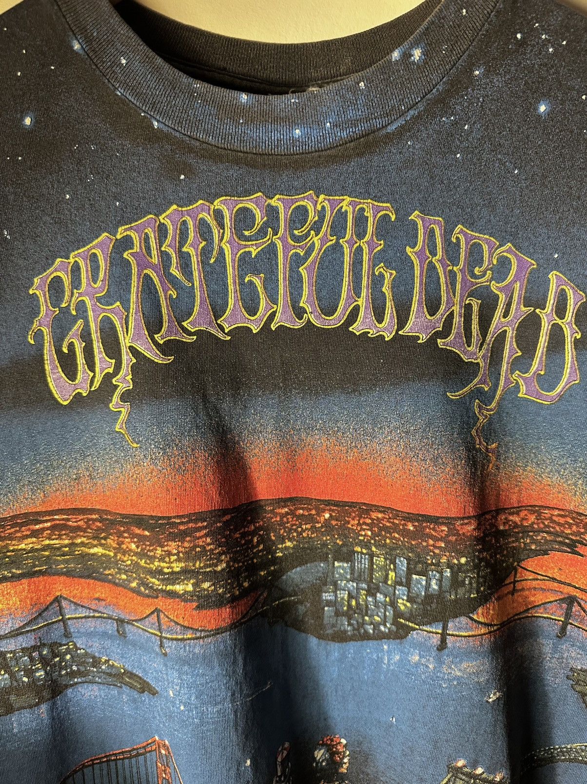 Vintage 1990 Vintage Grateful Dead AOP San Francisco Tee L Size US L / EU 52-54 / 3 - 2 Thumbnail