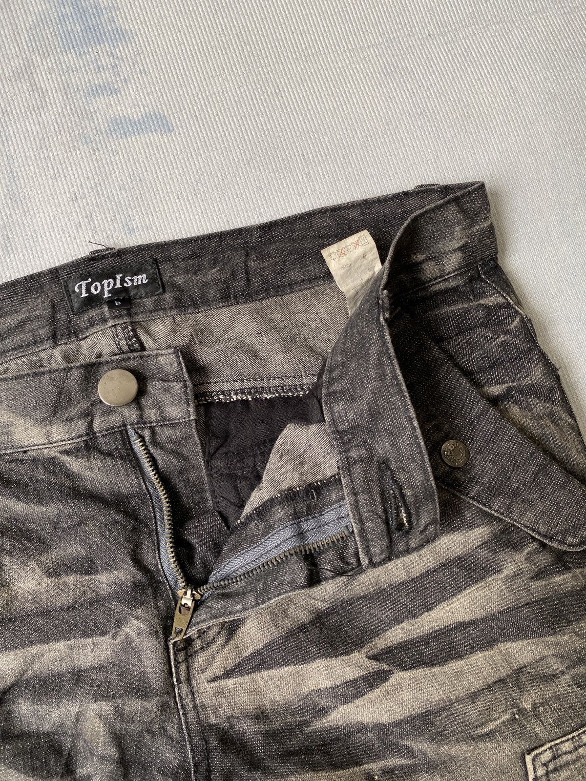 If Six Was Nine Japanese Brand Topism Bondage Flare Denim Size US 32 / EU 48 - 18 Thumbnail