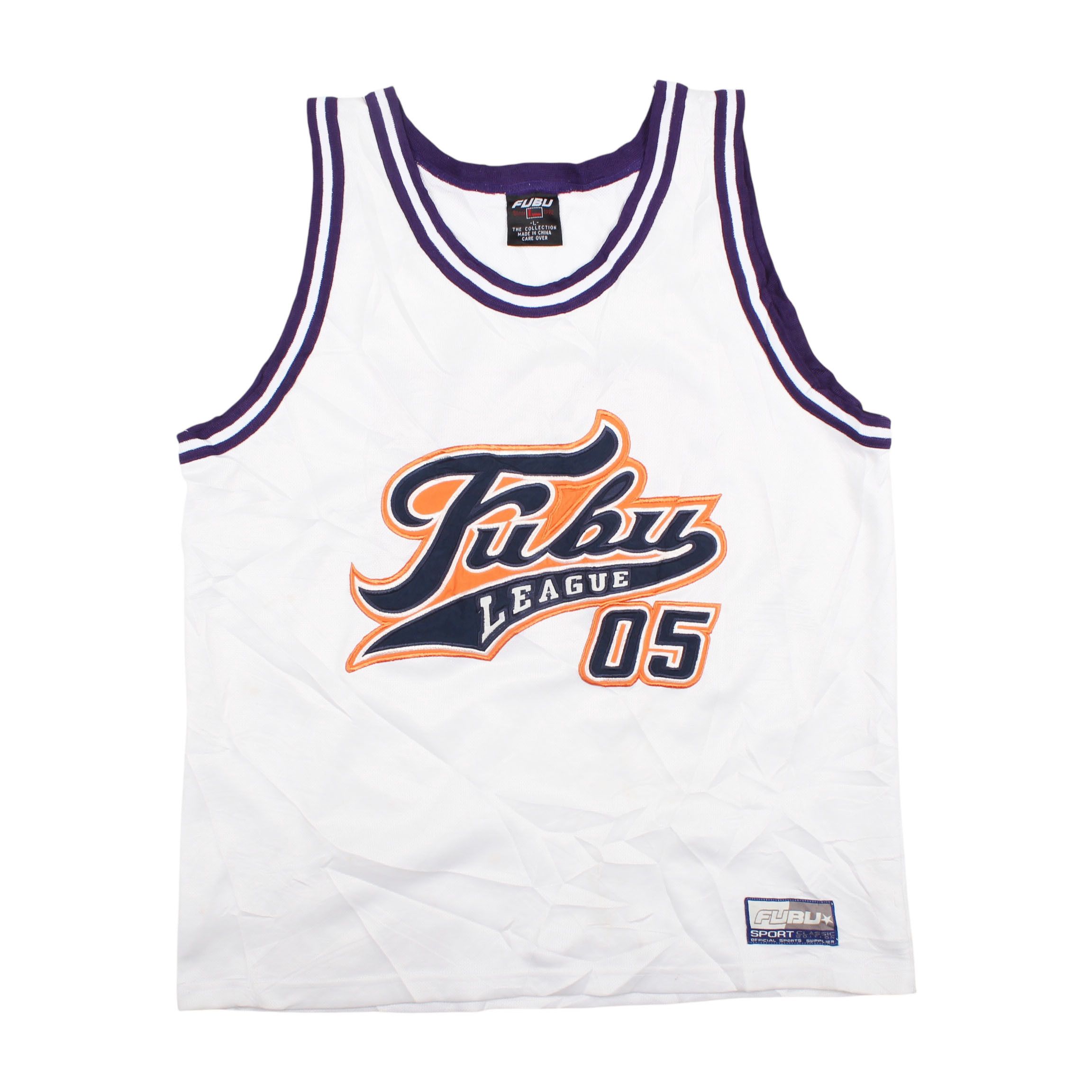 Fubu × Vintage FUBU 05 Basketball Jersey Big Logo Hip Hop 90s