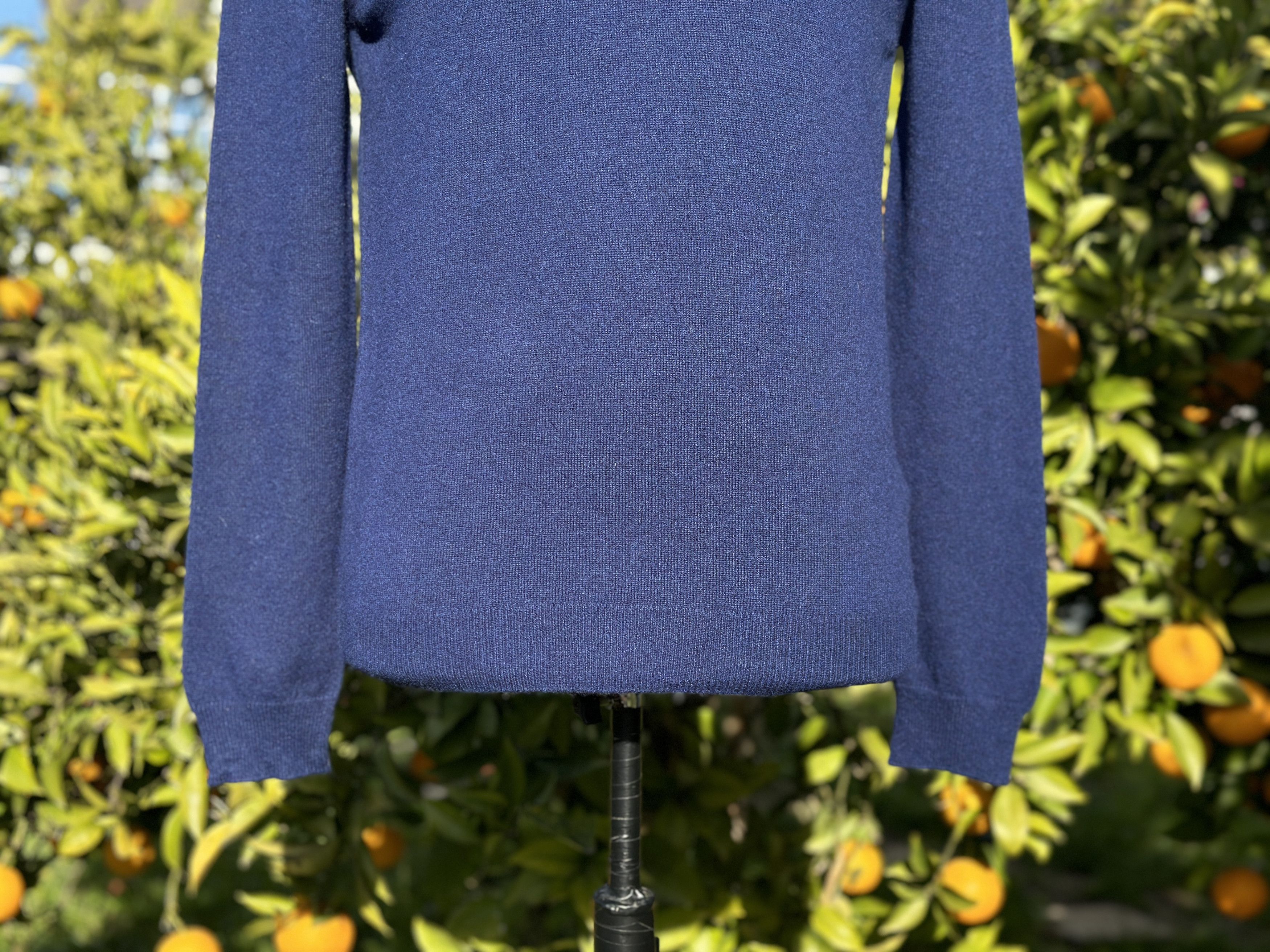 Bottega Veneta Bottega Veneta Women 100% Cashmere Knit Sweater IT44 Blue Size US S / EU 44-46 / 1 - 7 Thumbnail