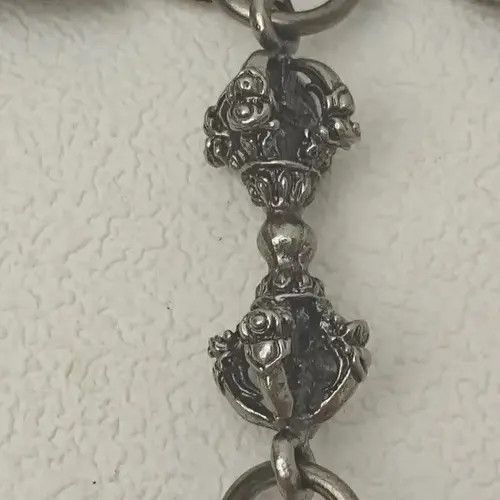VIBE Japanese Peripheral Skull and Feather Goth Waist Chain Size ONE SIZE - 5 Thumbnail