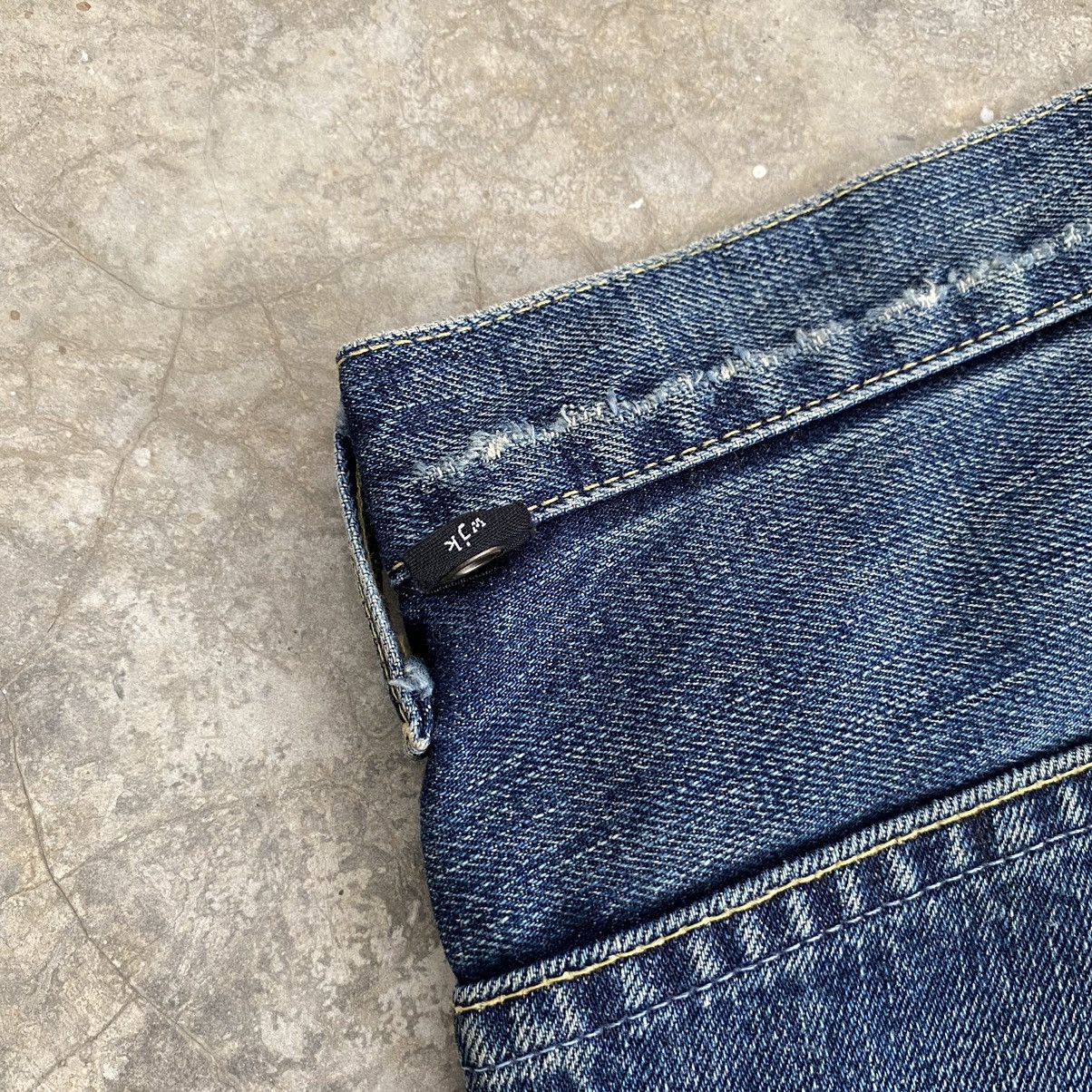 wjk 2000’s Jun Hashimoto WJK J Cut Curved Leg Flared Jeans Size US 32 / EU 48 - 14 Thumbnail