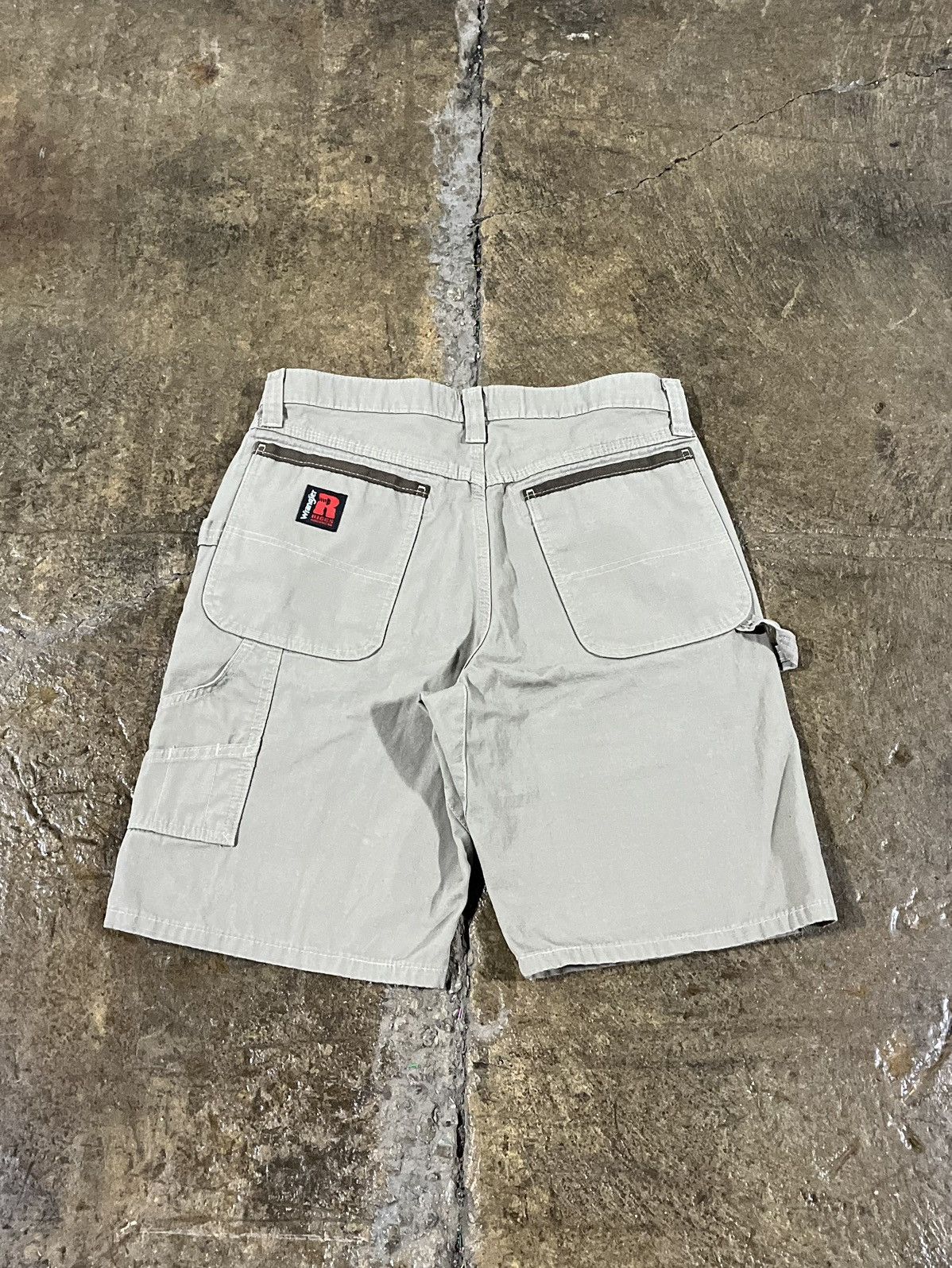 Carhartt × Vintage × Wrangler Crazy Y2K Carhartt Style Wrangler Carpenter Workwear Shorts Size US 32 / EU 48 - 1 Thumbnail