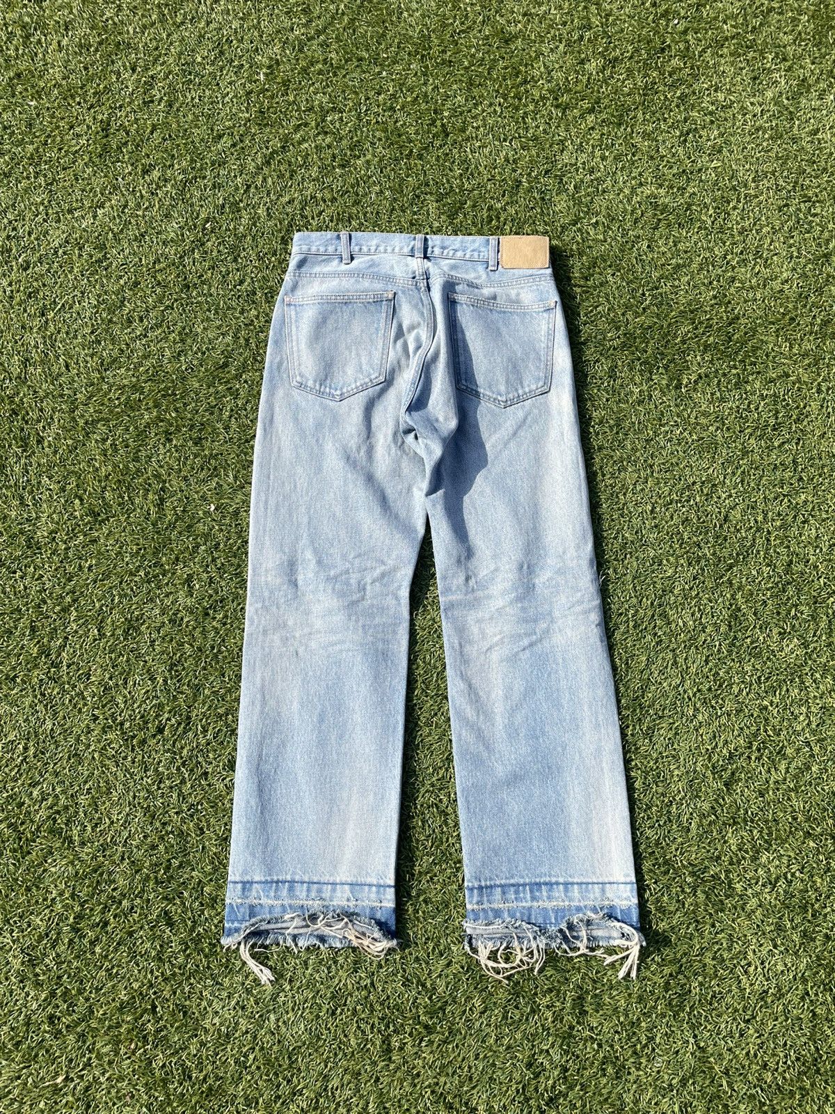 Celine Celine Wesley Straight Leg Distressed Denim Size US 30 / EU 46 - 4 Thumbnail