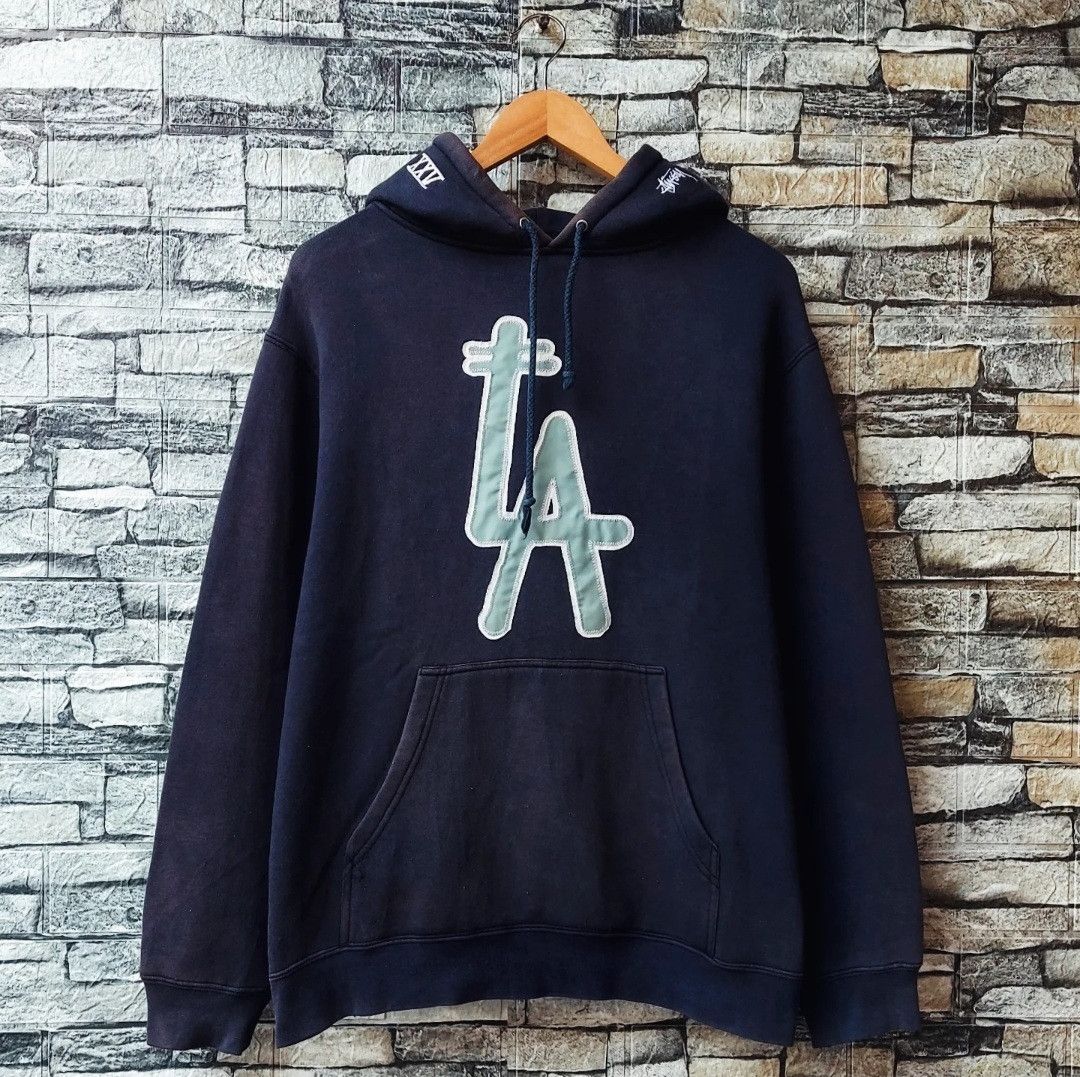 Stussy 90s STUSSY LA 25th Anniversary Pullover Hoodie Size US M / EU 48-50 / 2 - 1 Thumbnail