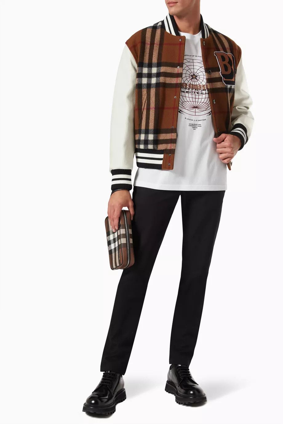 Burberry o1y0426 Crewneck T-Shirt in White Size US L / EU 52-54 / 3 - 4 Thumbnail