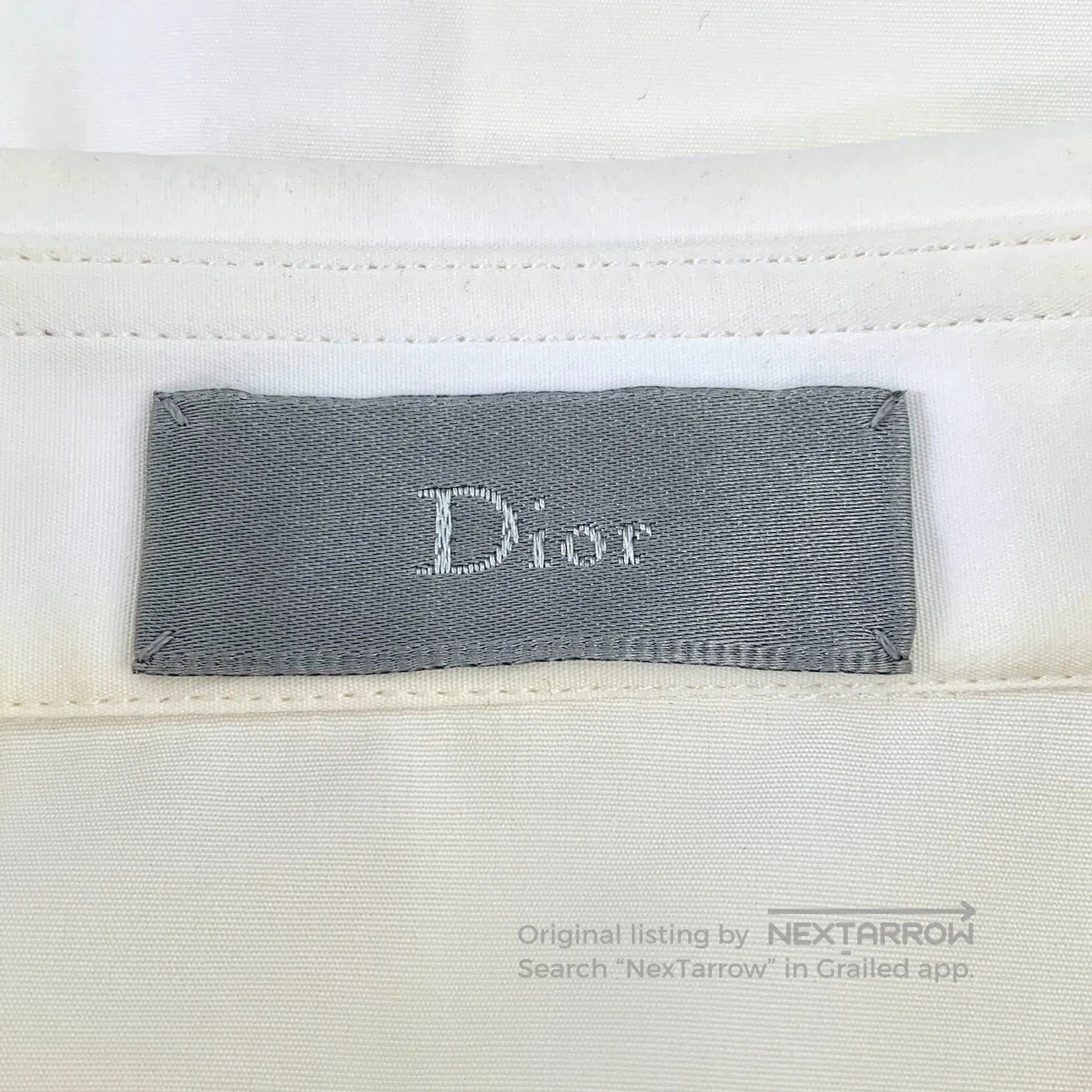 Dior white striped long sleeve Dior shirt. Size US M / EU 48-50 / 2 - 5 Thumbnail