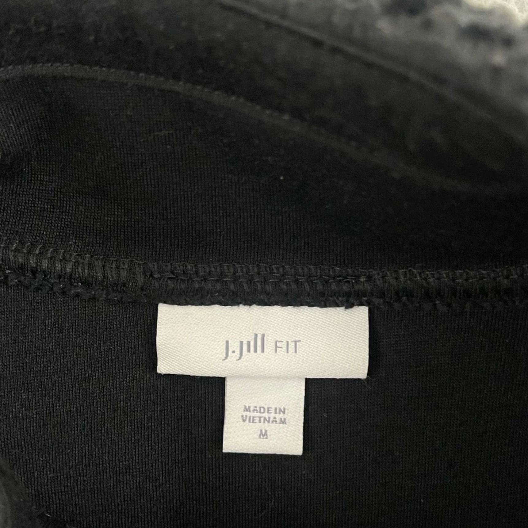 J. Jill J. Jill Fit Jacket Womens Medium Black Snap Activewear Fleece Outdoor Pocket Size M / US 6-8 / IT 42-44 - 6 Thumbnail