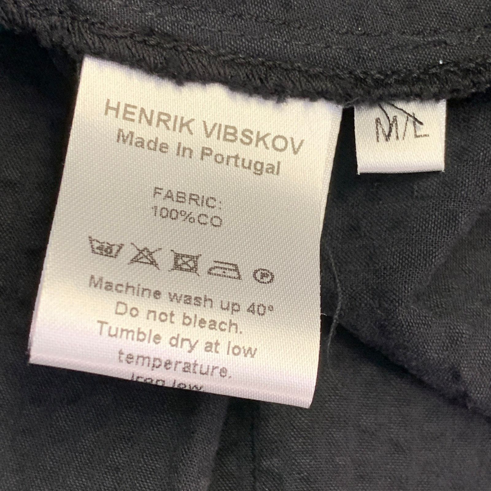 Henrik Vibskov Size M/L Black Cotton Seersucker Long Sleeve Pleated Dress Size M / US 6-8 / IT 42-44 - 6 Thumbnail