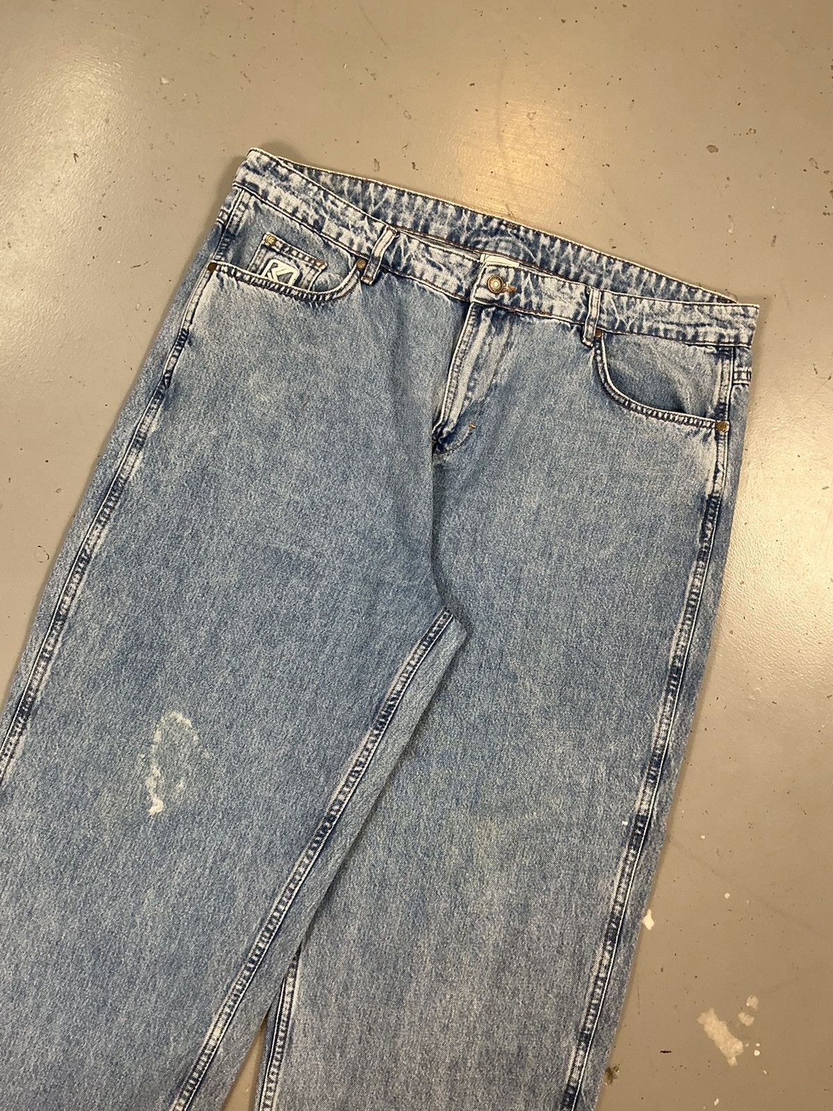 Karl Kani × Vintage Vintage Karl Kani SpellOut embroidered baggy fit denim Size US 42 / EU 58 - 5 Thumbnail