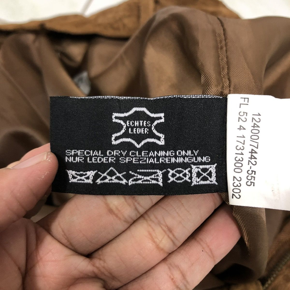 Japanese Brand 🔥VINTAGE SUEDE SOFT LEATHER PANTS BIKER HALLHUBER Size US 32 / EU 48 - 22 Thumbnail