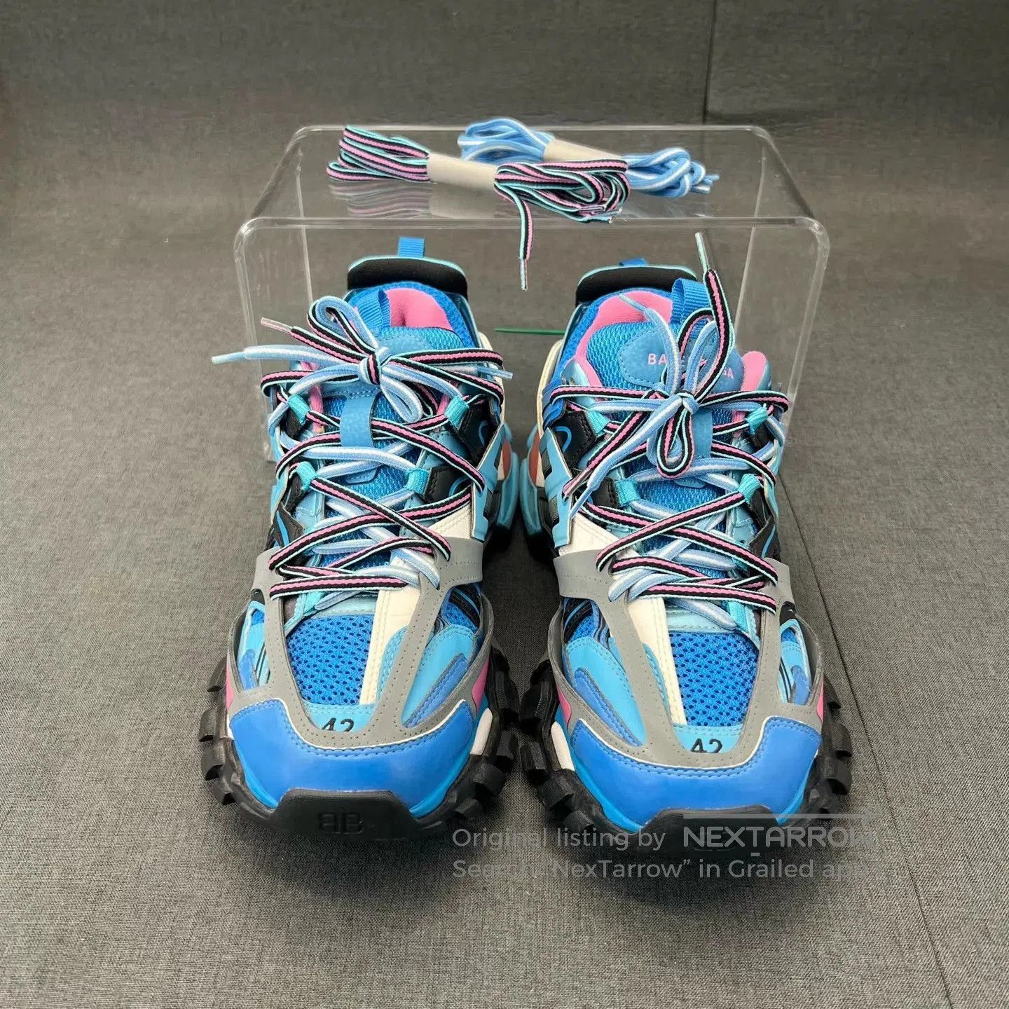 Balenciaga Multi-Color Athletic Sneakers Size 9. Size US 9 / EU 42 - 4 Thumbnail