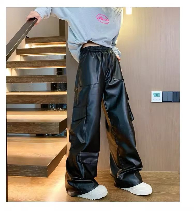 Men Elastic Waist Mopping Trousers