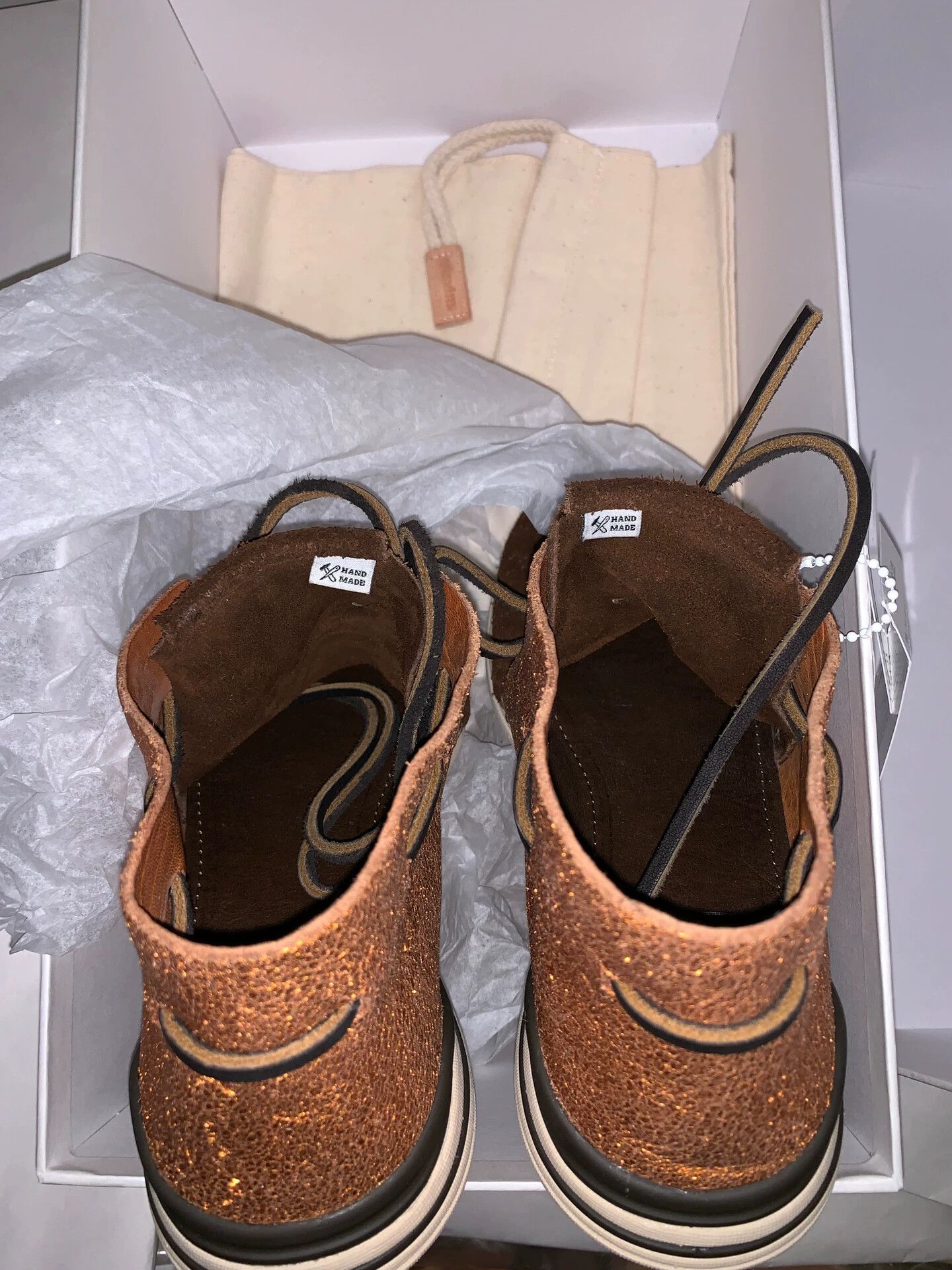 Visvim visvim wmv huron moc-folk new brown w6 accessory Size US 6 / IT 36 - 4 Thumbnail
