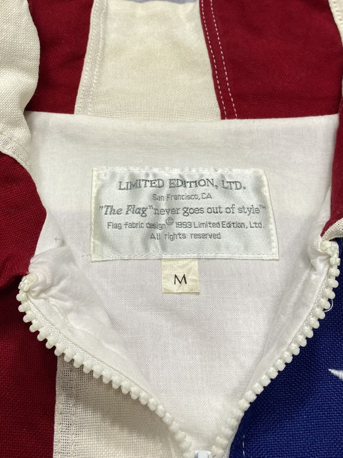 Vintage 90s Vintage Limited Edition American Flag Jacket Size US M / EU 48-50 / 2 - 4 Thumbnail