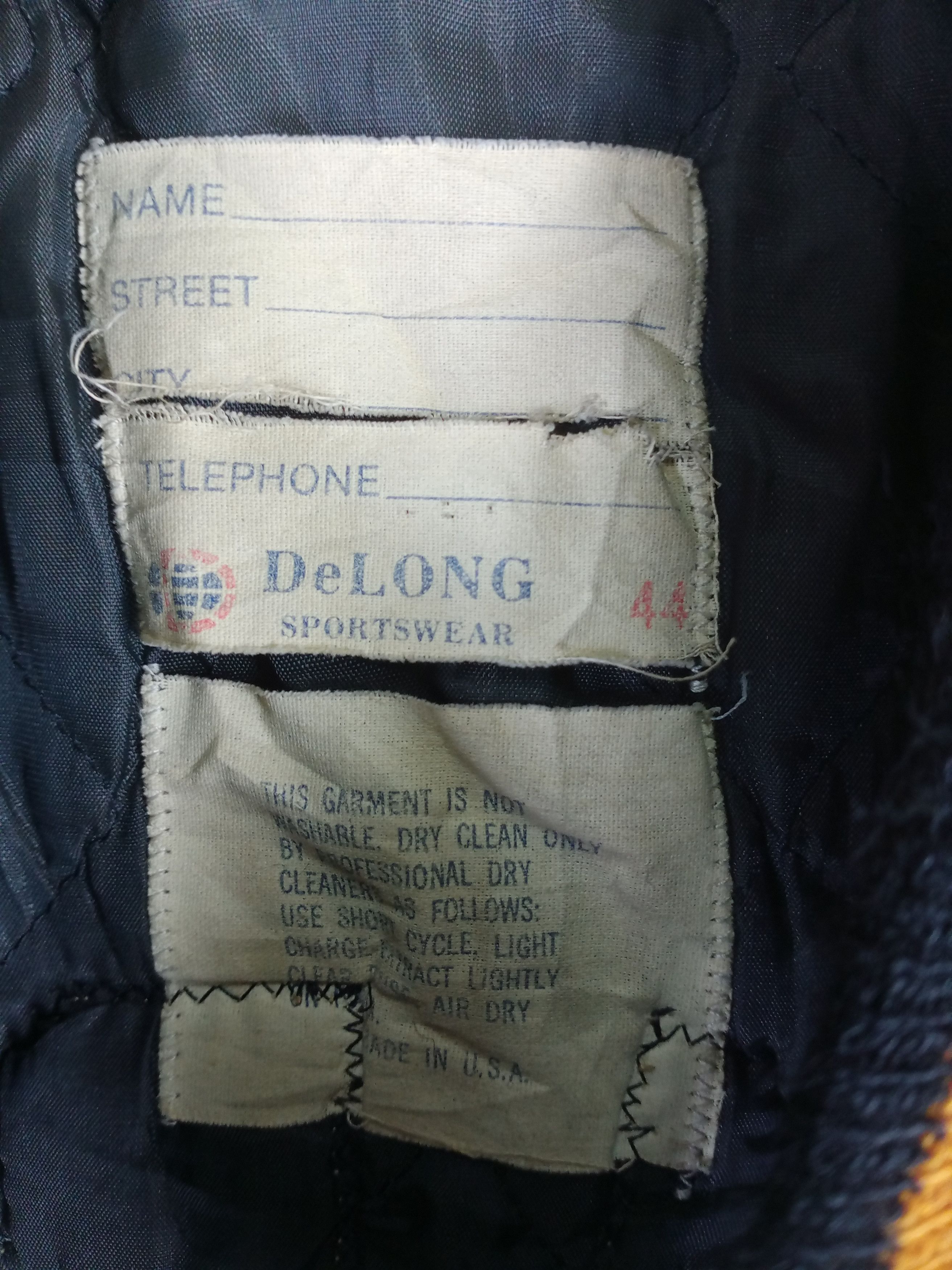 Delong Very Rare Vintage Citrus Bowl Champions 1986 Varsity Jacket Size US L / EU 52-54 / 3 - 9 Thumbnail
