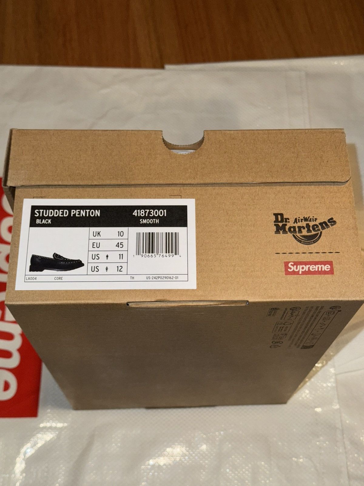 Dr. Martens × Supreme Supreme Dr. Martens Studded Penton Loafer Size US 11 / EU 44 - 4 Thumbnail