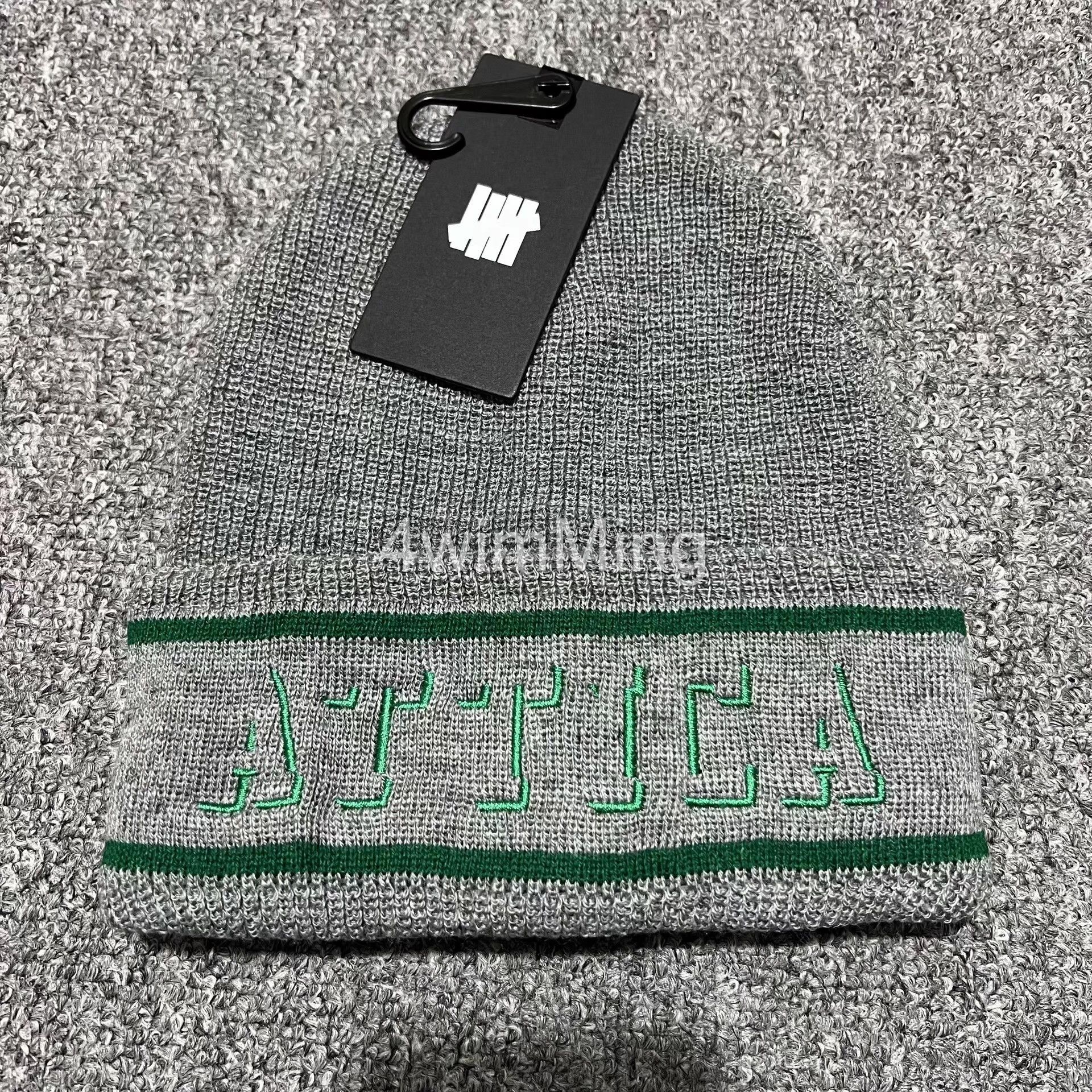 Undefeated UndefeatedEmbroideredKnittedBeanieThreecolors in stock Q7 Size ONE SIZE - 2 Thumbnail