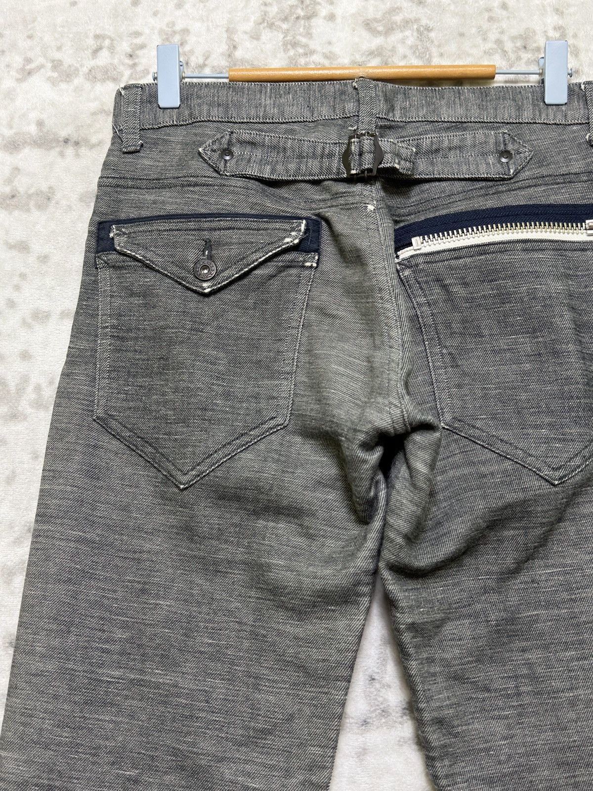 semanticdesign Semantic Design Slim Tapered Cinch Back Zip Pocket Pants Y2K Size US 29 - 10 Thumbnail