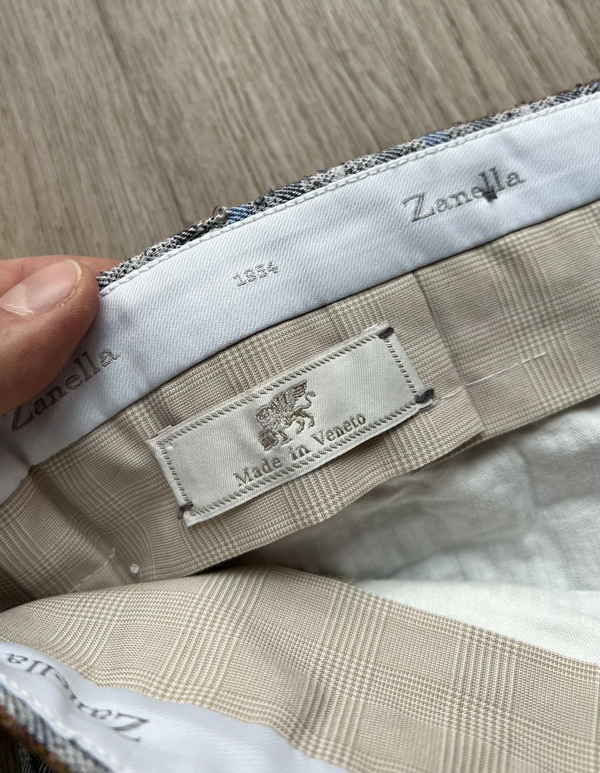 Zanella Zanella Checked Dress Trousers Chino Pants Size US 36 / EU 52 - 5 Thumbnail