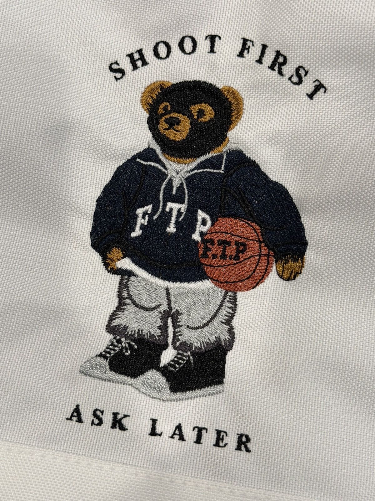 Fuck The Population FTP Bear Packpack white Size ONE SIZE - 6 Thumbnail