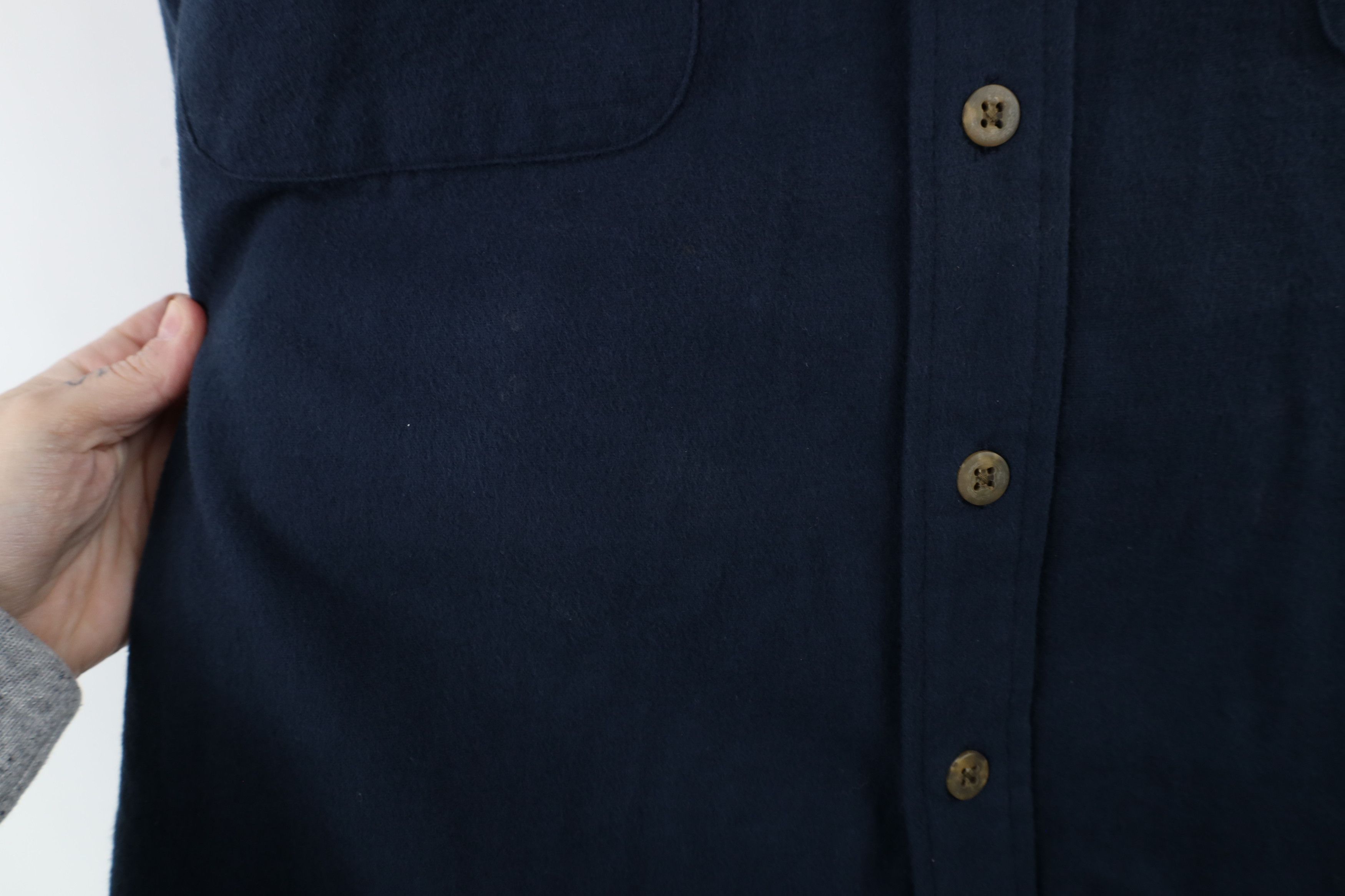 Vintage Vintage 90s Streetwear Chamois Cloth Collared Button Shirt Size US L / EU 52-54 / 3 - 5 Thumbnail