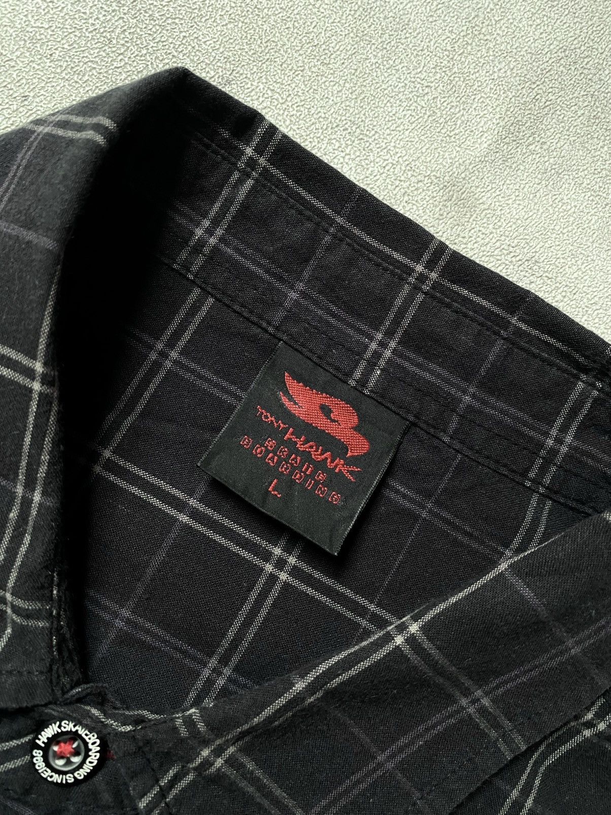 Tony Hawk Vintage Tony Hawk Plaid Shirt Button Size US L / EU 52-54 / 3 - 8 Thumbnail