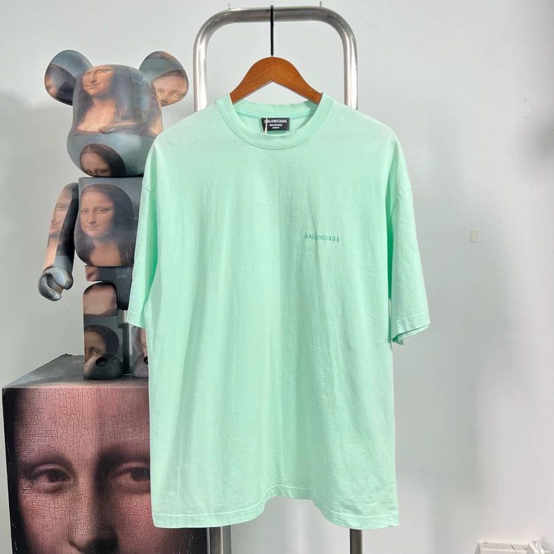 Balenciaga Balenciaga Embroidered Logo Short Sleeve Size US M / EU 48-50 / 2 - 1 Thumbnail