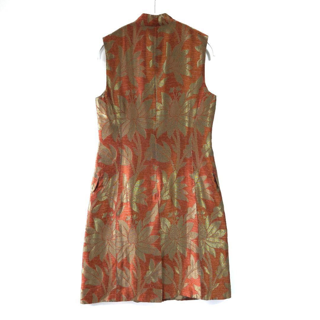 Dries Van Noten DRIES VAN NOTEN 1997AW Floral Sleeveless Dress Size XS / US 0-2 / IT 36-38 - 2 Thumbnail
