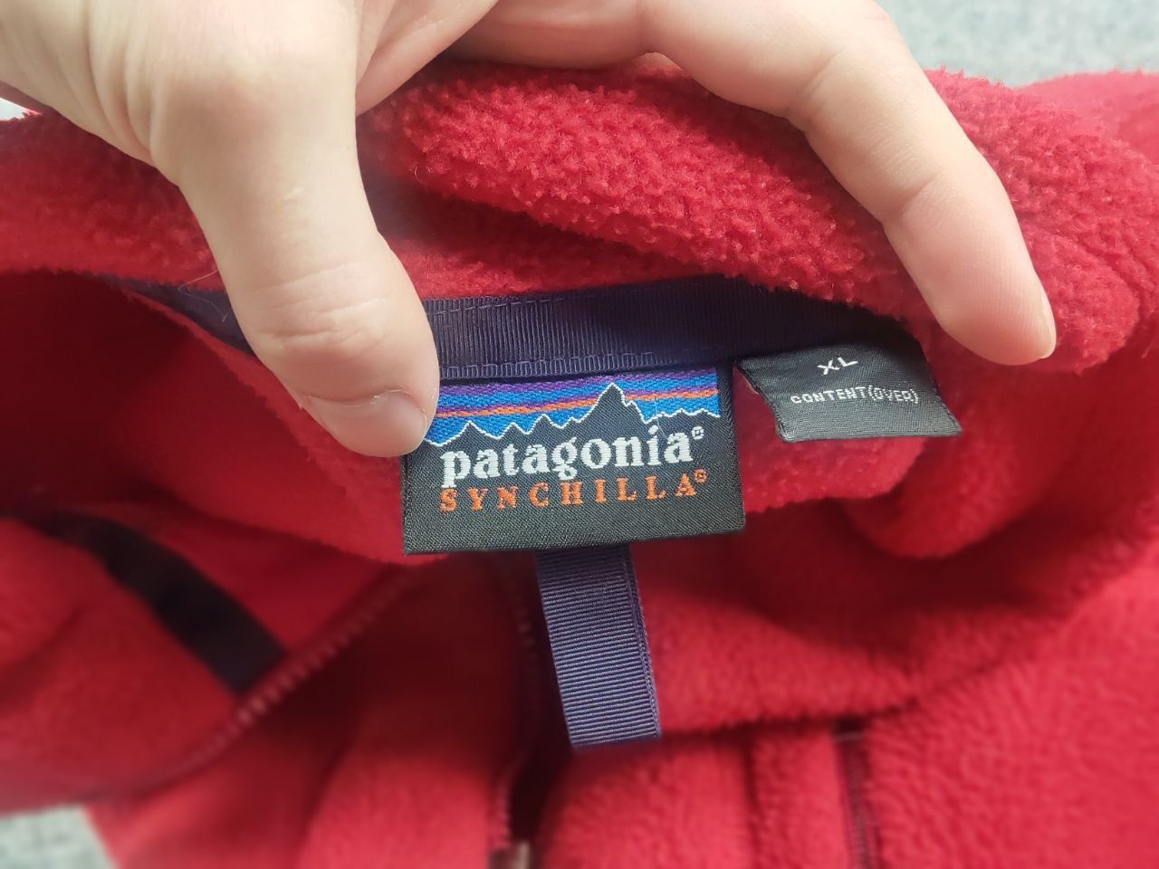 Patagonia Vintage 90's Patagonia Synchilla Zip Red Fleece Jacket 25410 Size US XL / EU 56 / 4 - 13 Thumbnail