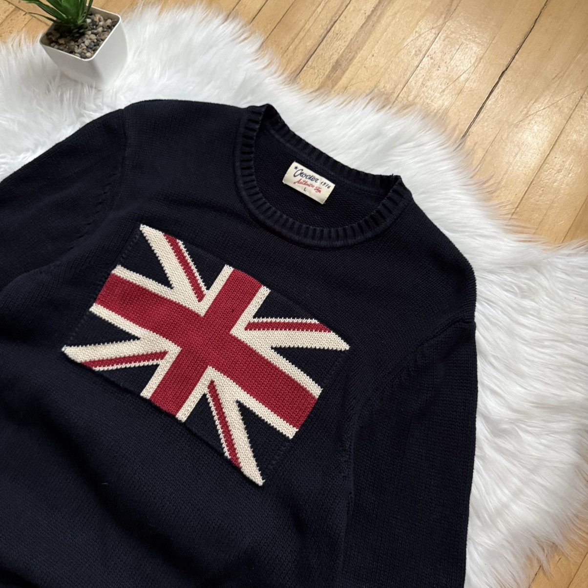 Hysteric Glamour 📌 Vintage Y2K British Flag Hysteric Glamour Vibe Sweater Size US L / EU 52-54 / 3 - 2 Thumbnail