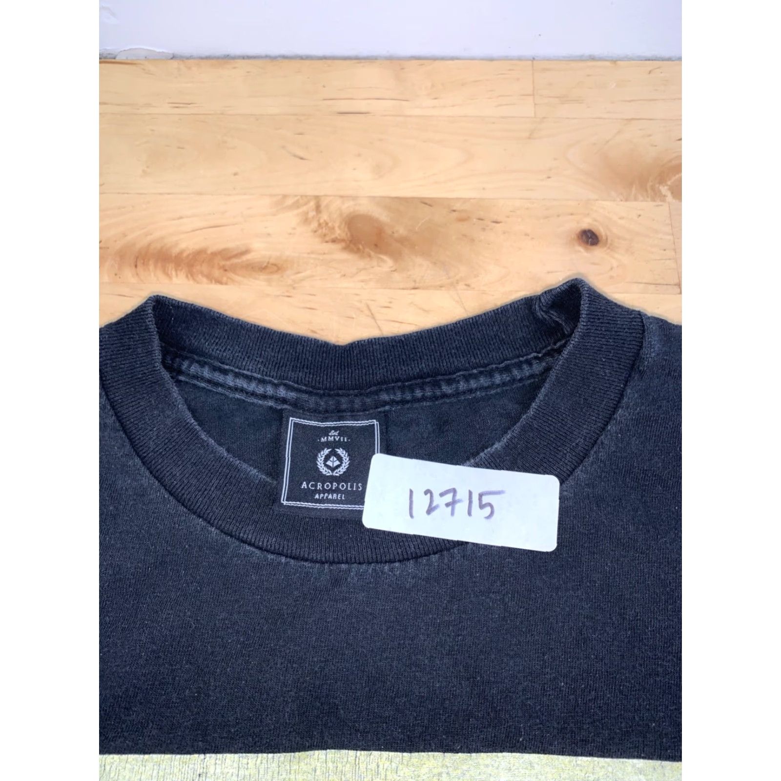 Vintage VINTAGE Acropolis Shirt Mens XL Black Europe Map Sun Tzu Quote Y2K 12715 Size US XL / EU 56 / 4 - 2 Thumbnail