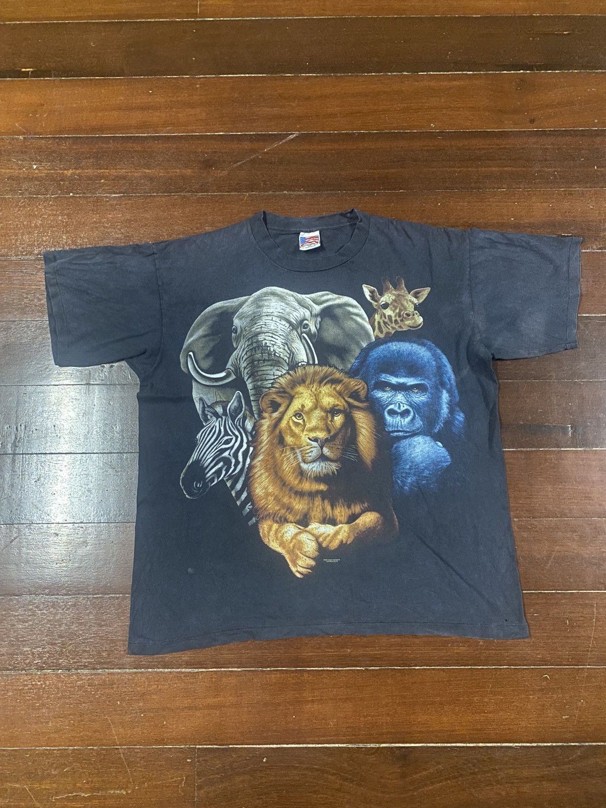 The Mountain Vintage Tigers king kong Animal Graphic ovp USA 90s Size US XL / EU 56 / 4 - 1 Thumbnail