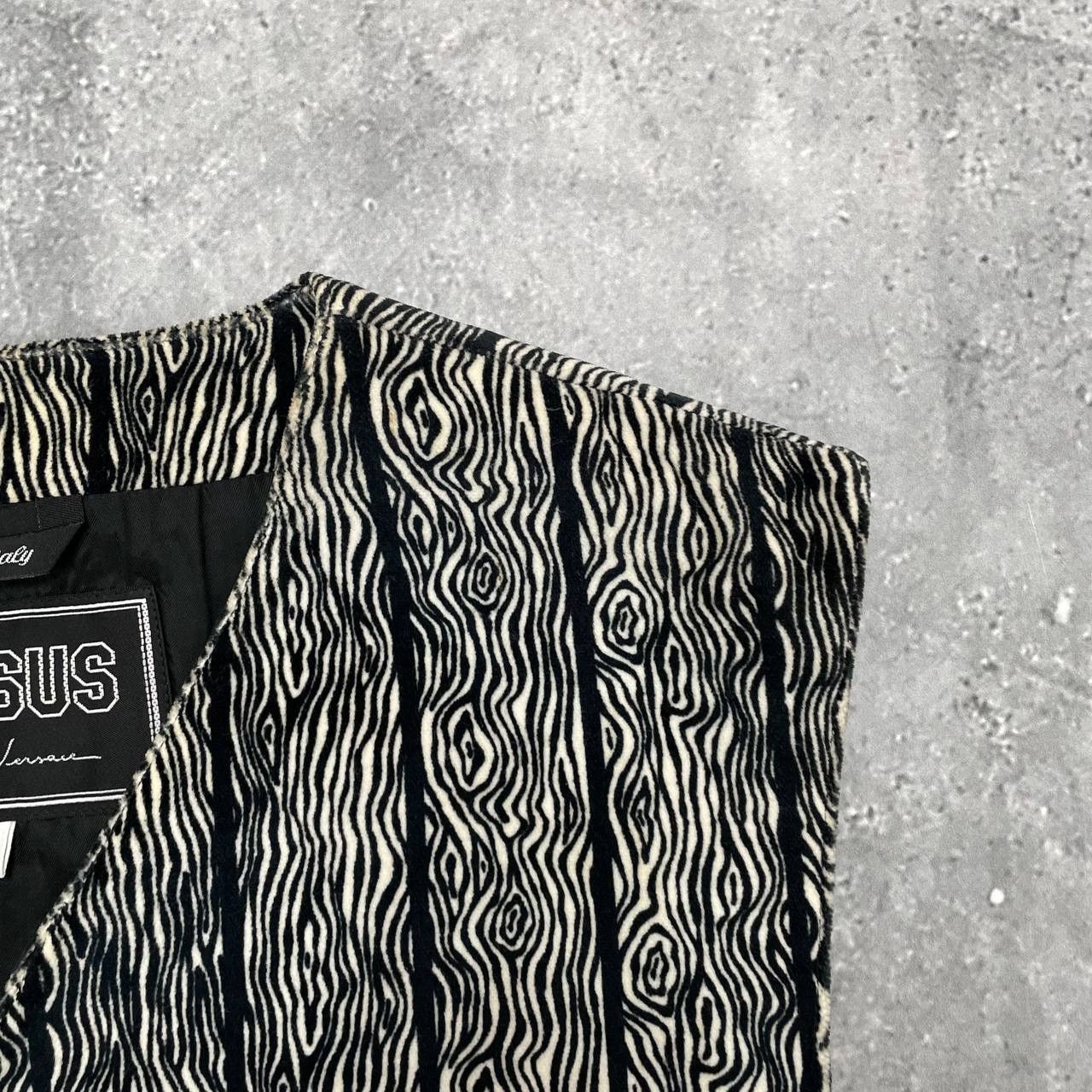 Versus Vintage 90s Versus Gianni Versace Viscose Blend Vest IT 36 Size 36S - 17 Thumbnail